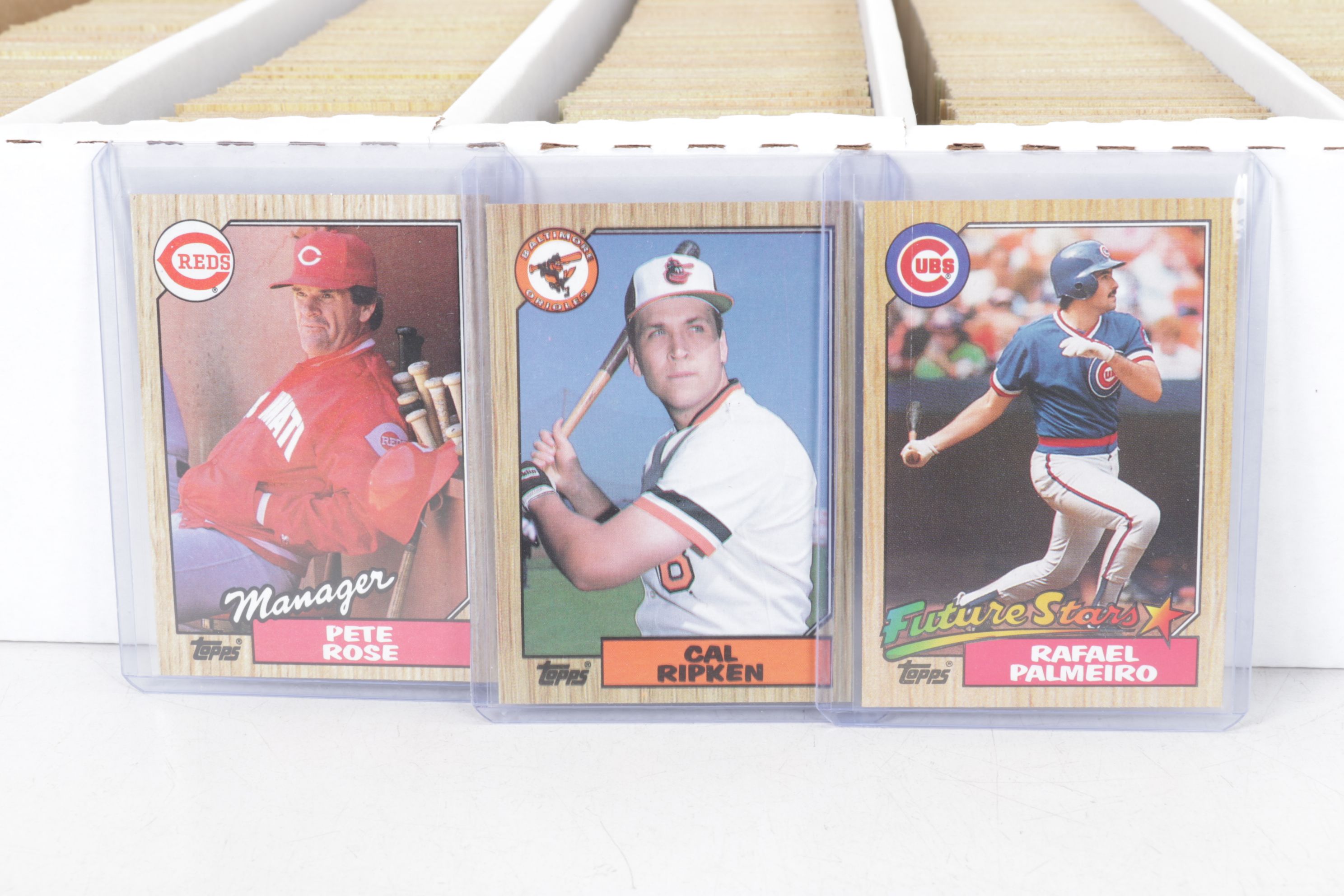 Topps 1987 Baseball Trading Cards Featuring Barry Bonds & More