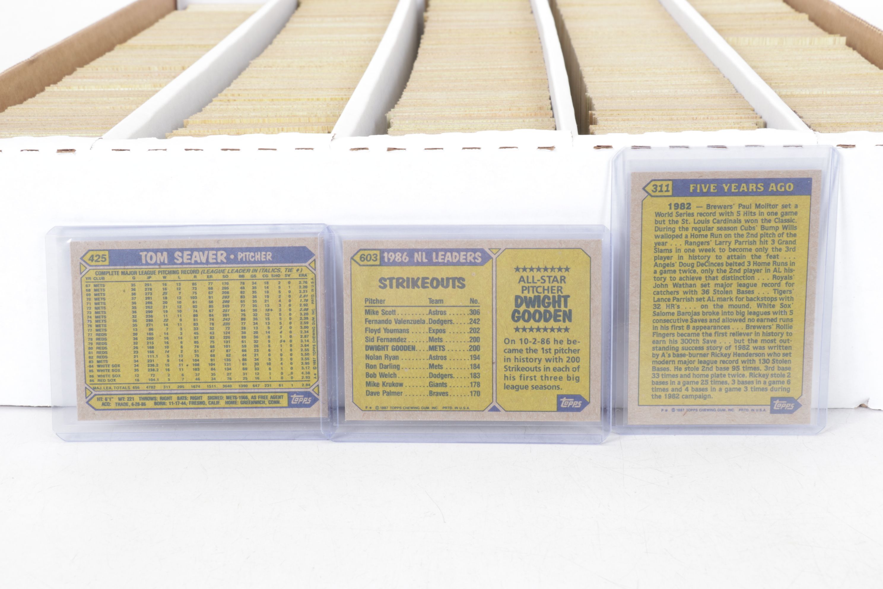 Topps 1987 Baseball Trading Cards Featuring Barry Bonds & More