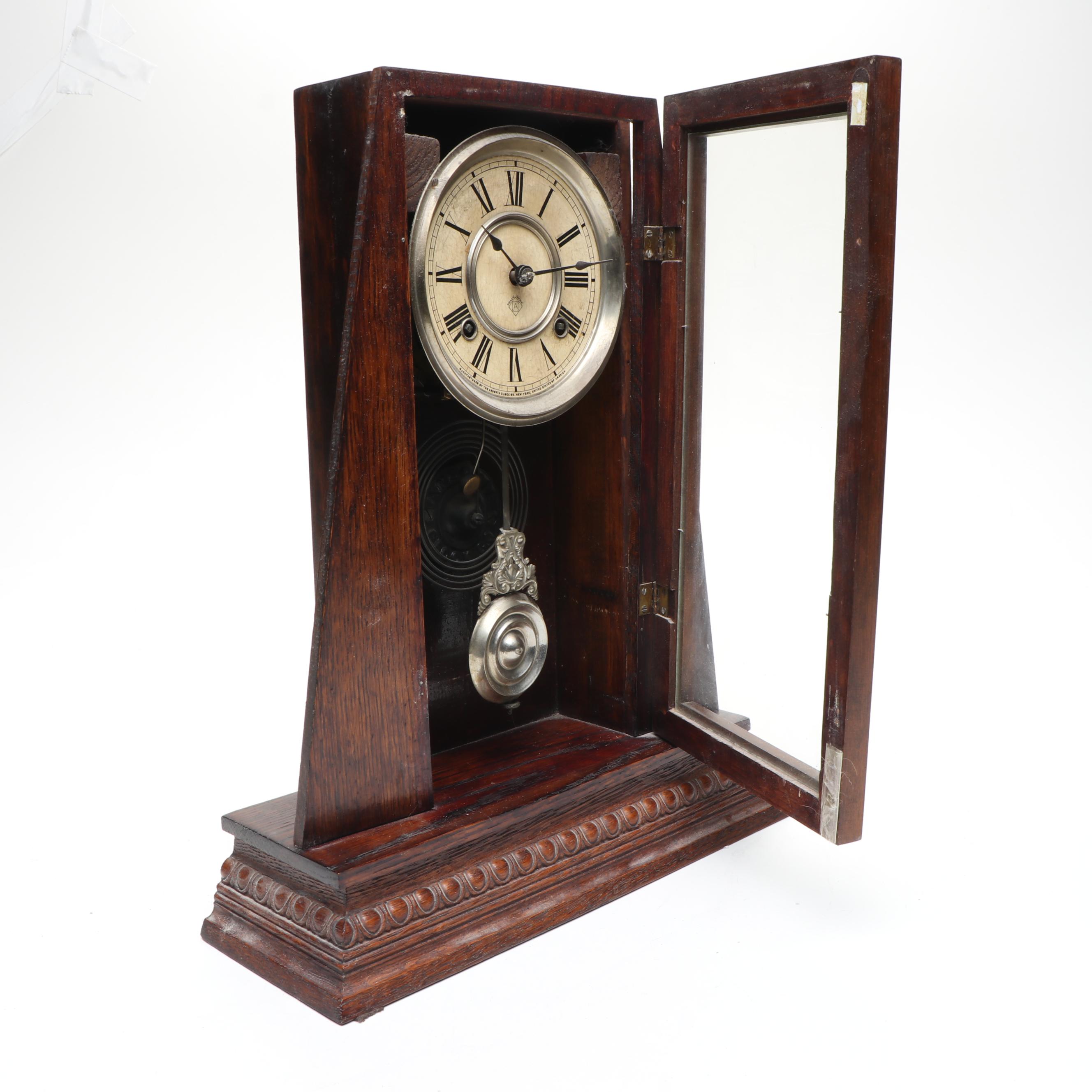 Ansonia Wooden Mantel Clock