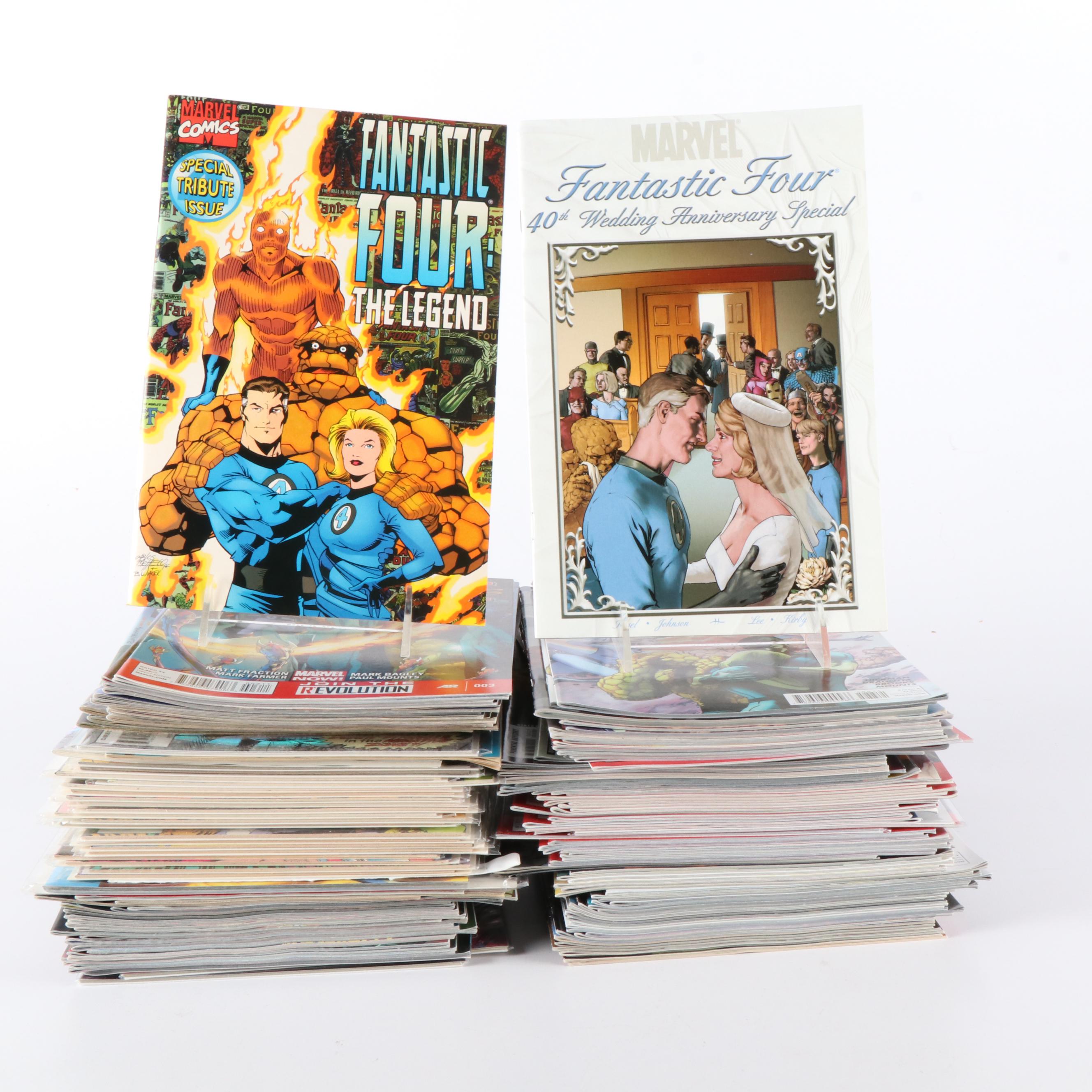 Collection of Over 150 "Fantastic Four" Marvel Comic Books