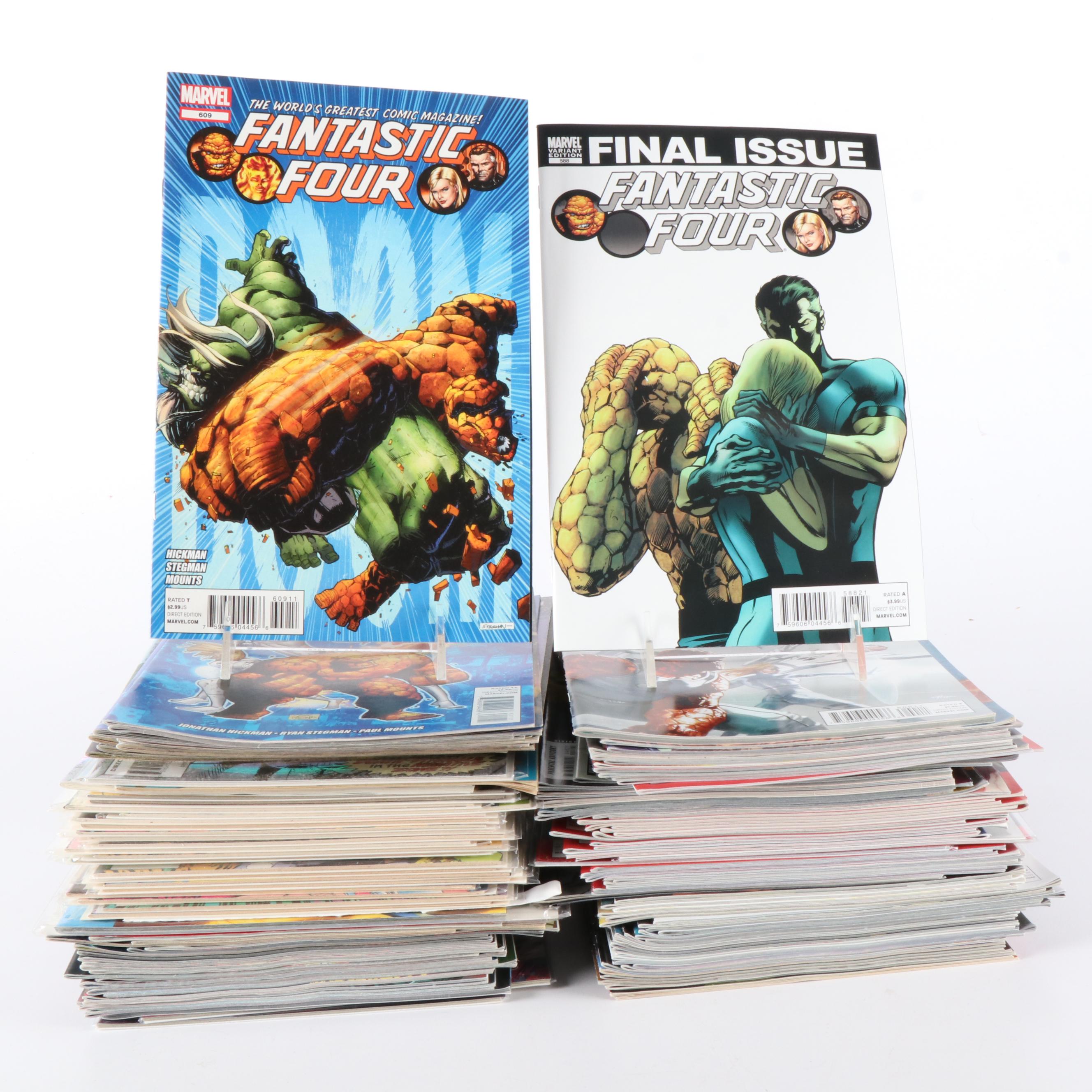 Collection of Over 150 "Fantastic Four" Marvel Comic Books