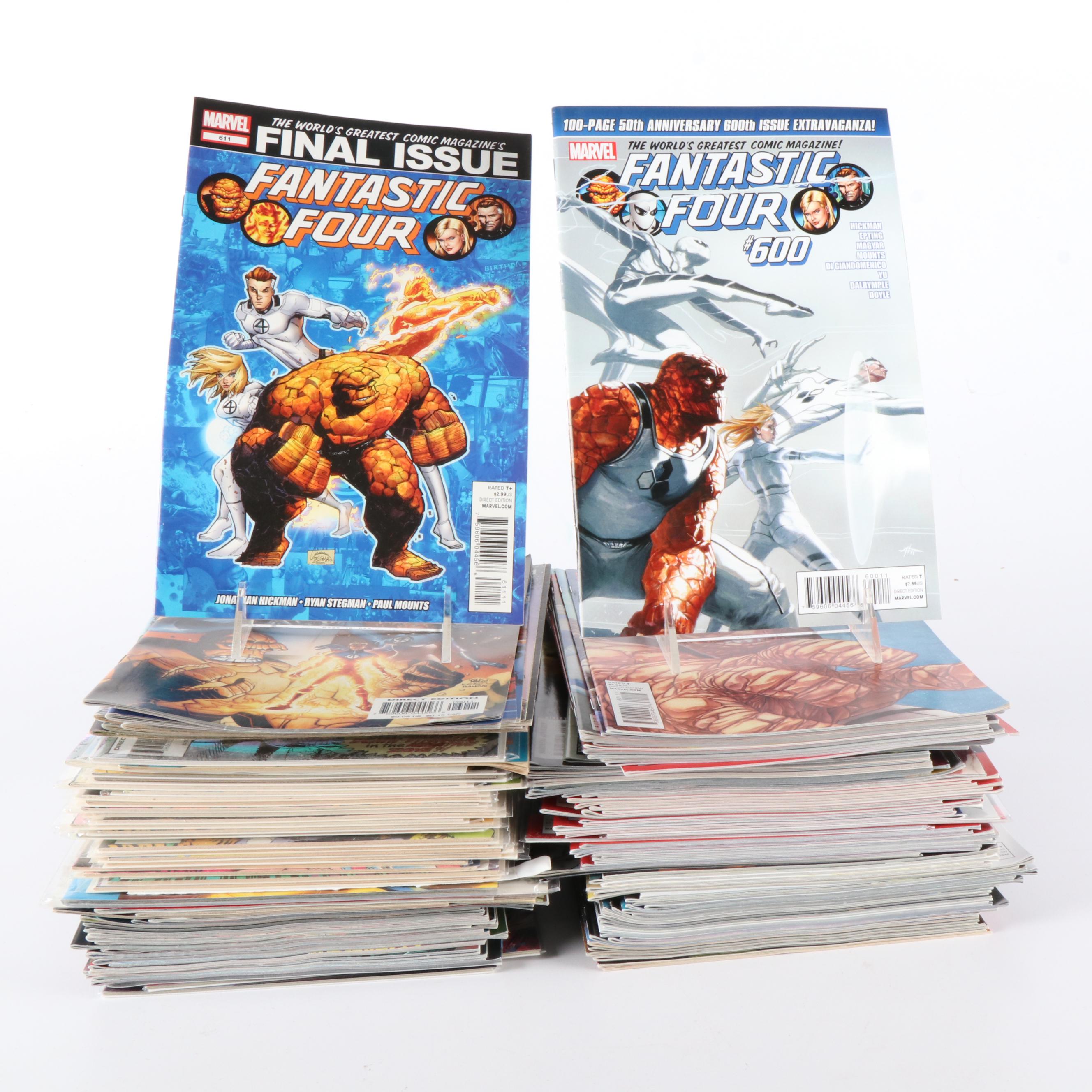 Collection of Over 150 "Fantastic Four" Marvel Comic Books
