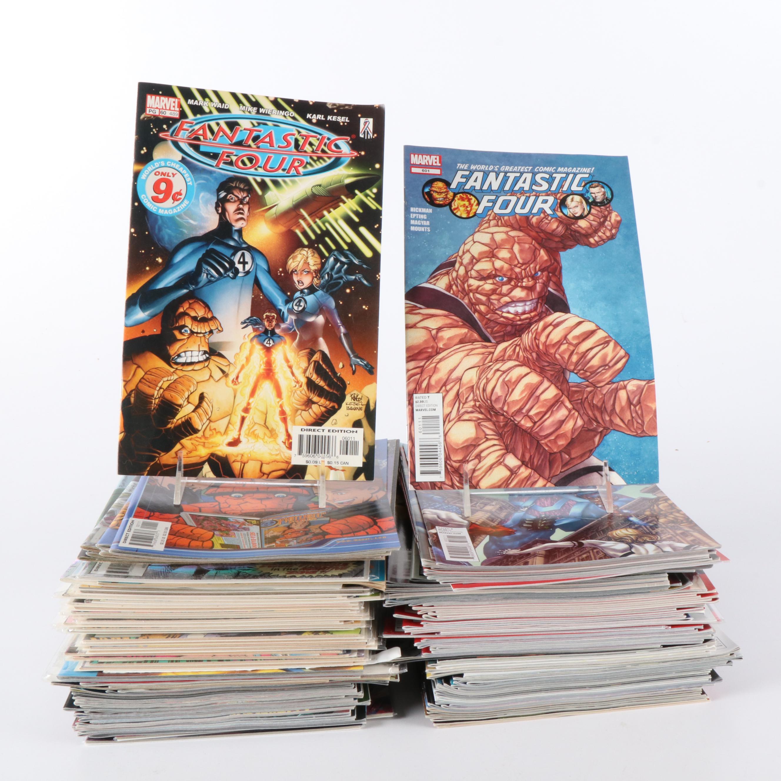 Collection of Over 150 "Fantastic Four" Marvel Comic Books
