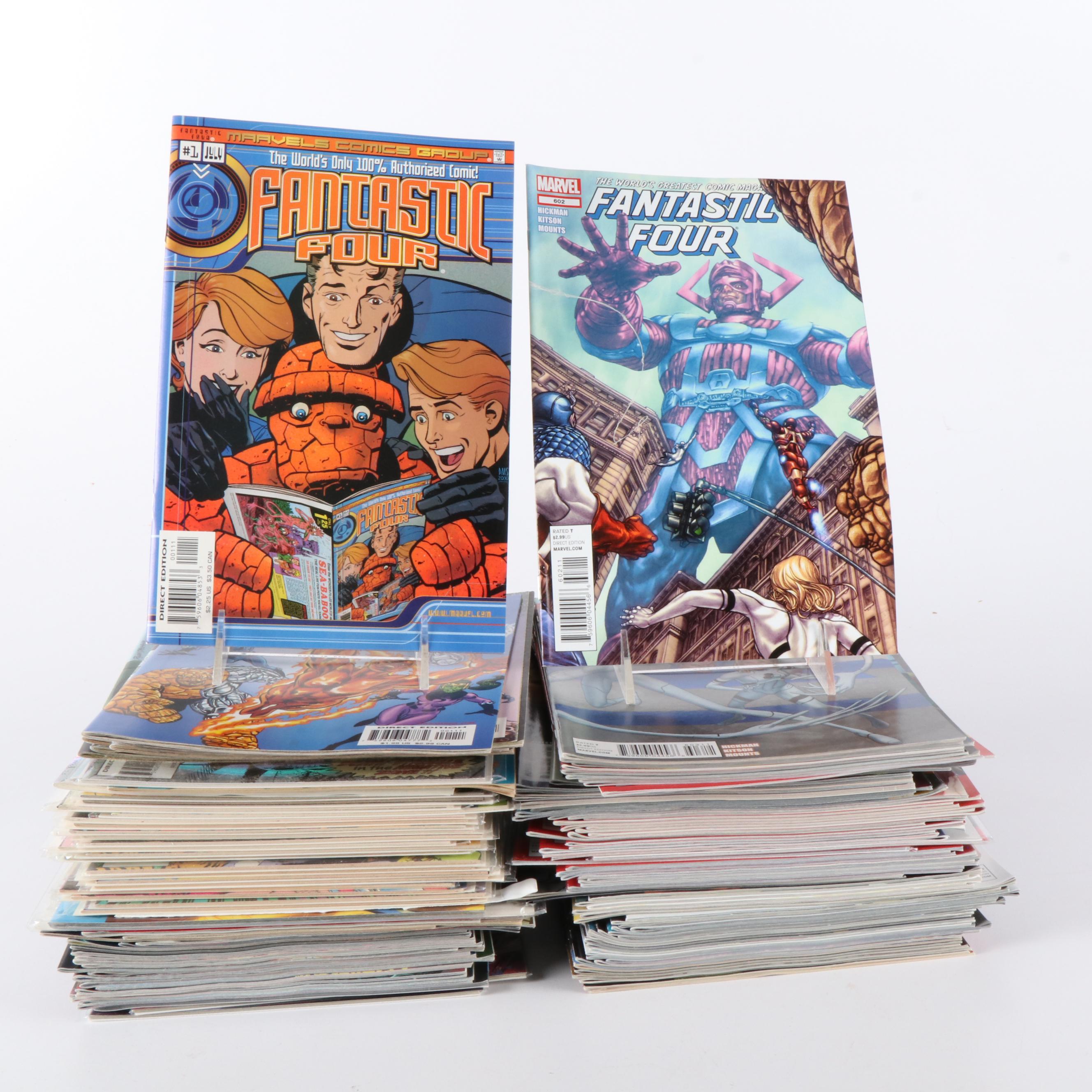 Collection of Over 150 "Fantastic Four" Marvel Comic Books