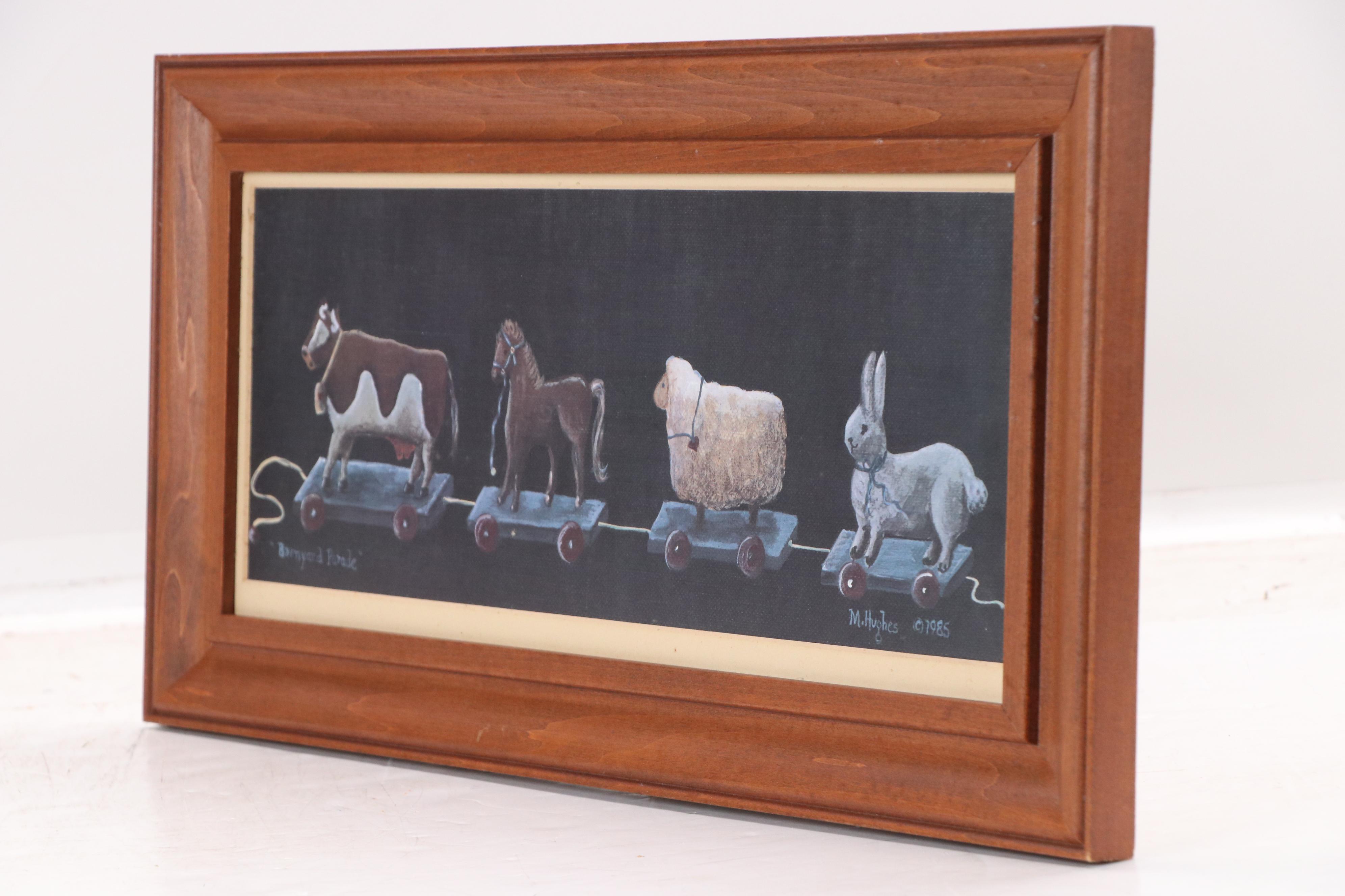 Offset Lithographs of Raggedy Ann and Andy and Animal Pull-a-Long Toys