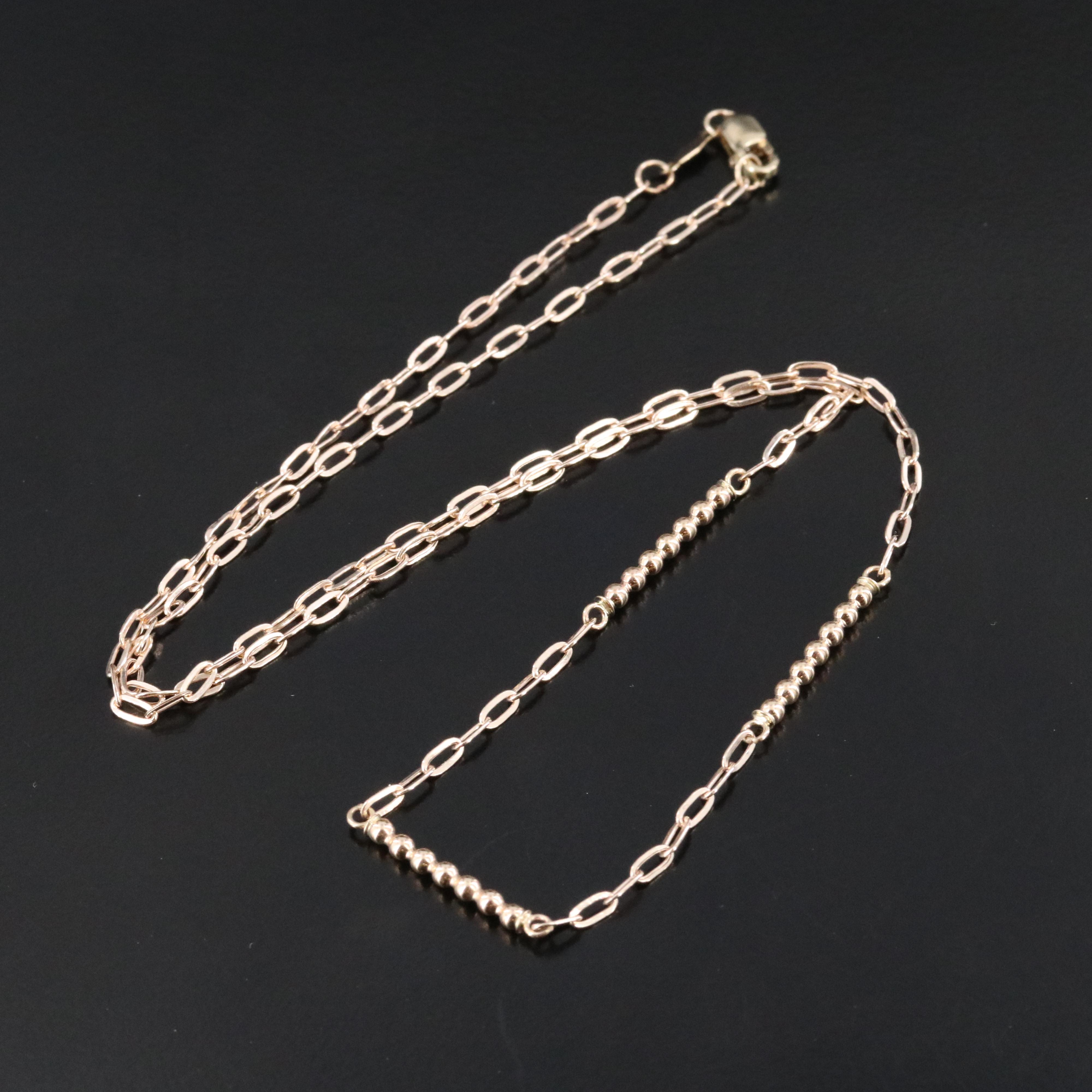 10K Cable Chain Necklace