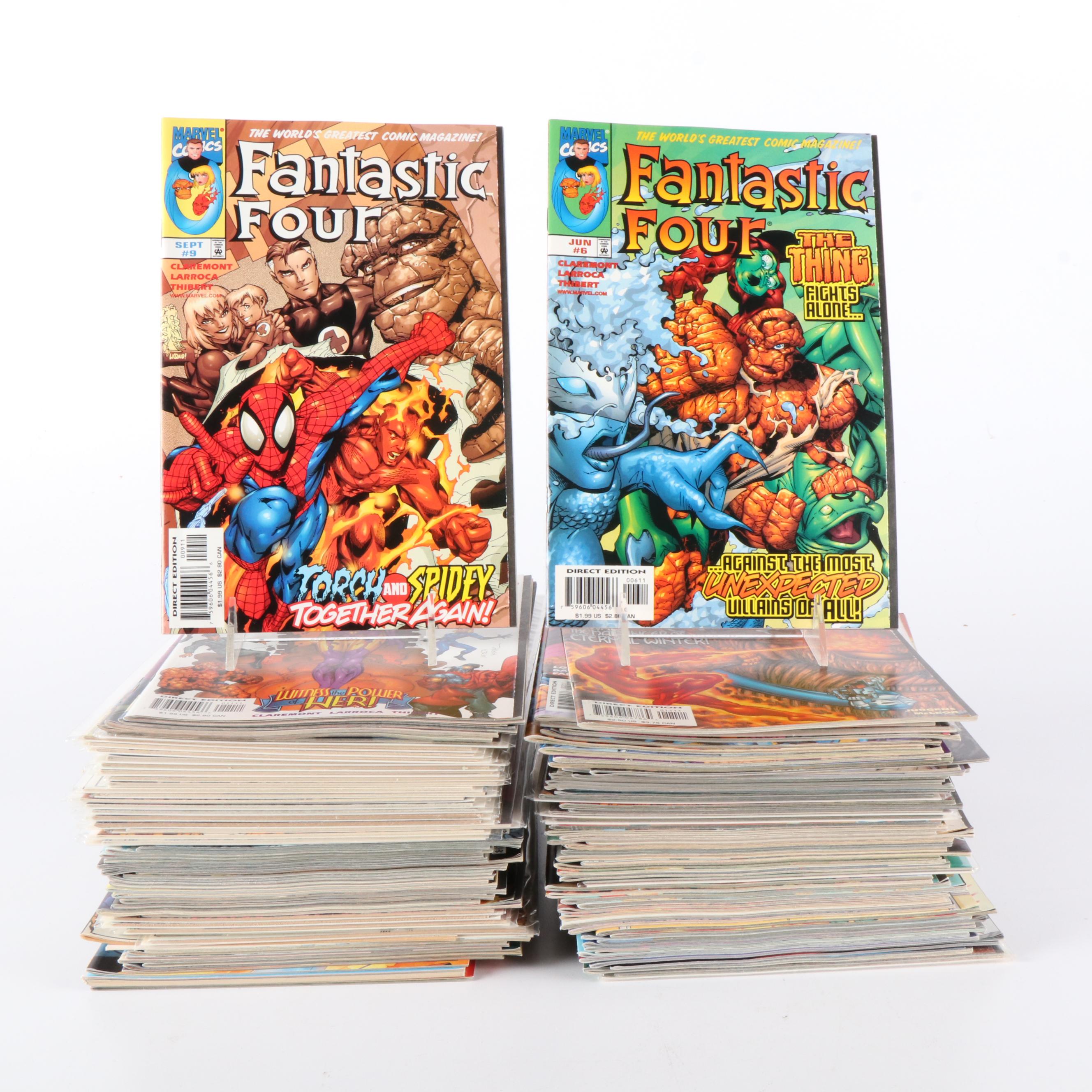 Collection of Over 150 "Fantastic Four" Marvel Comic Books