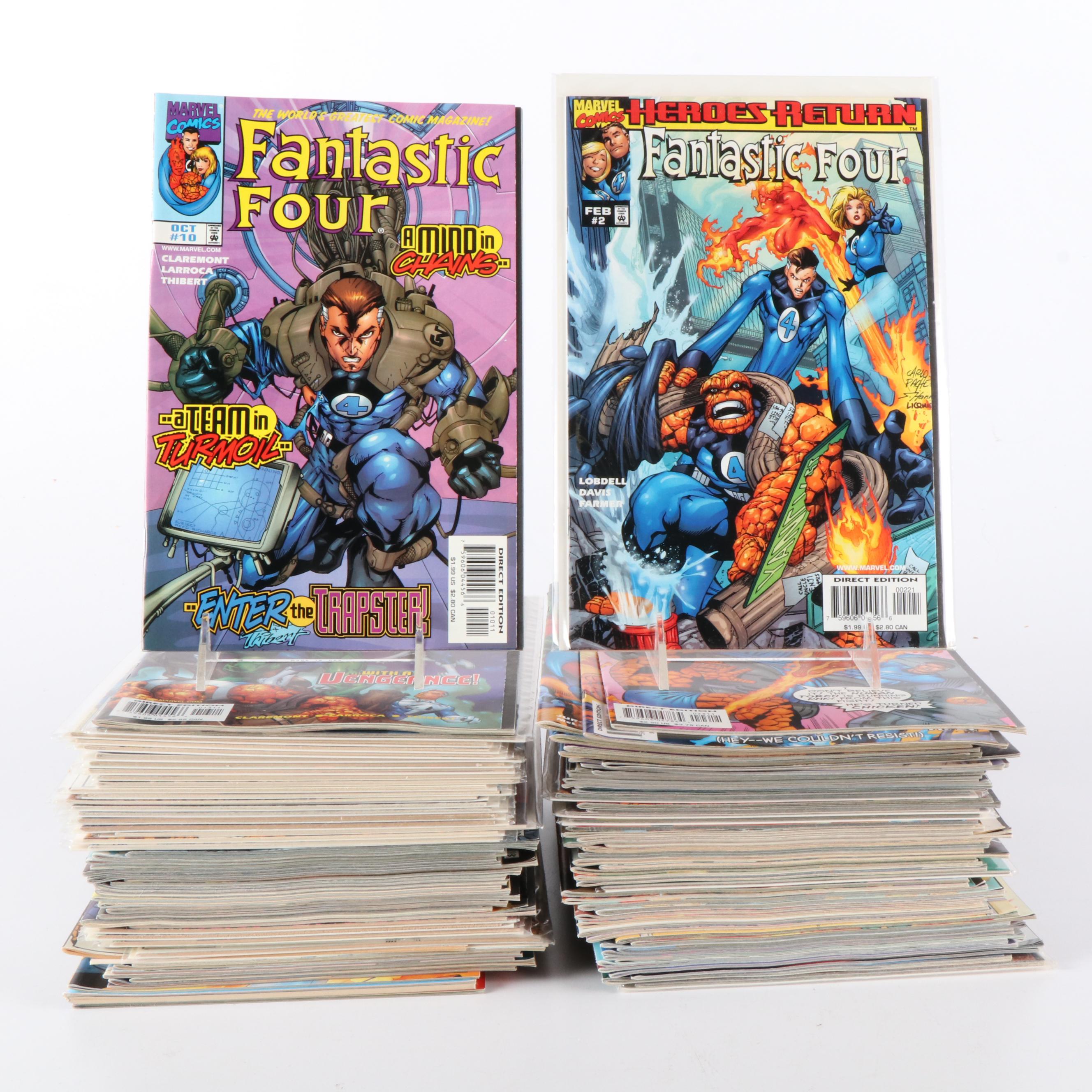 Collection of Over 150 "Fantastic Four" Marvel Comic Books