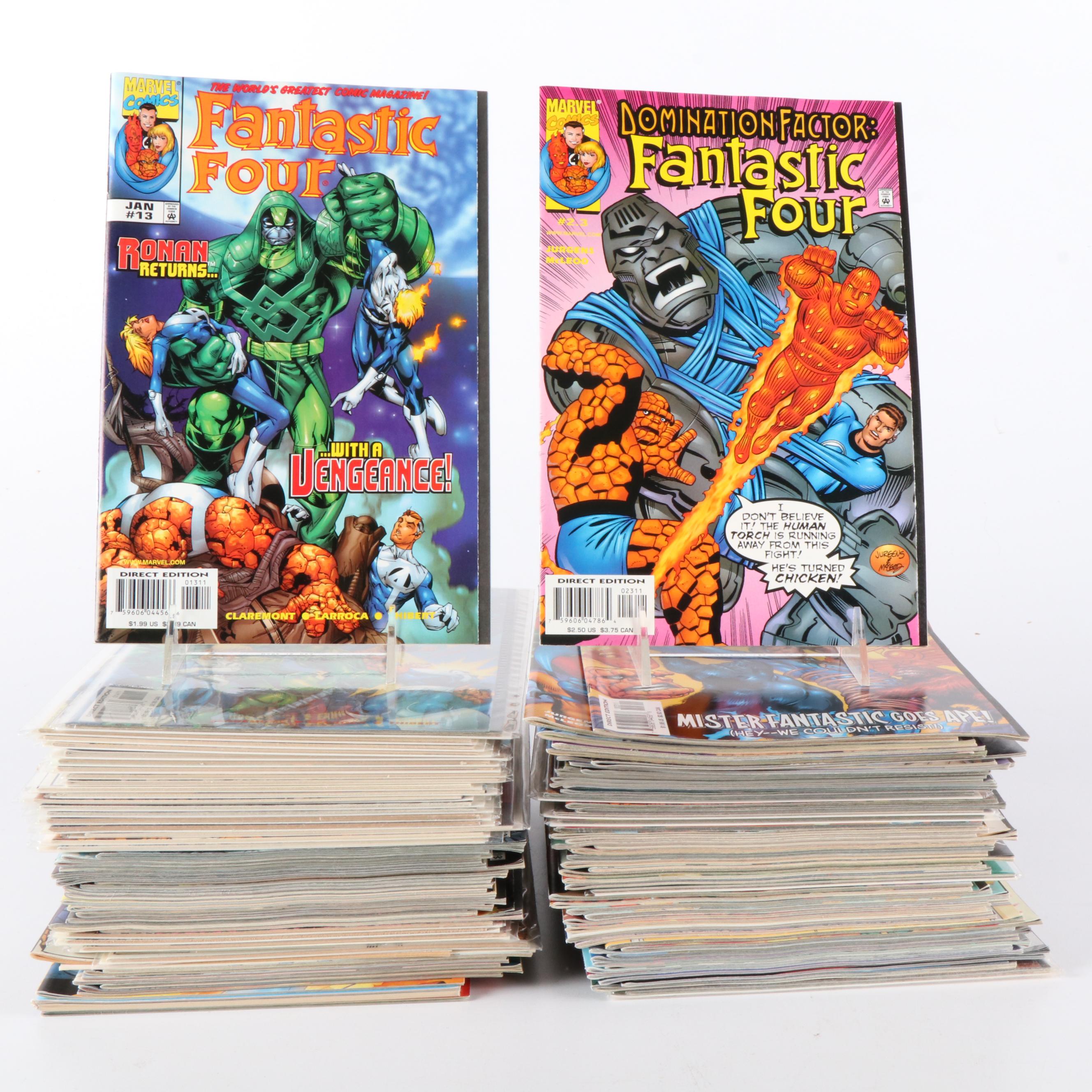 Collection of Over 150 "Fantastic Four" Marvel Comic Books
