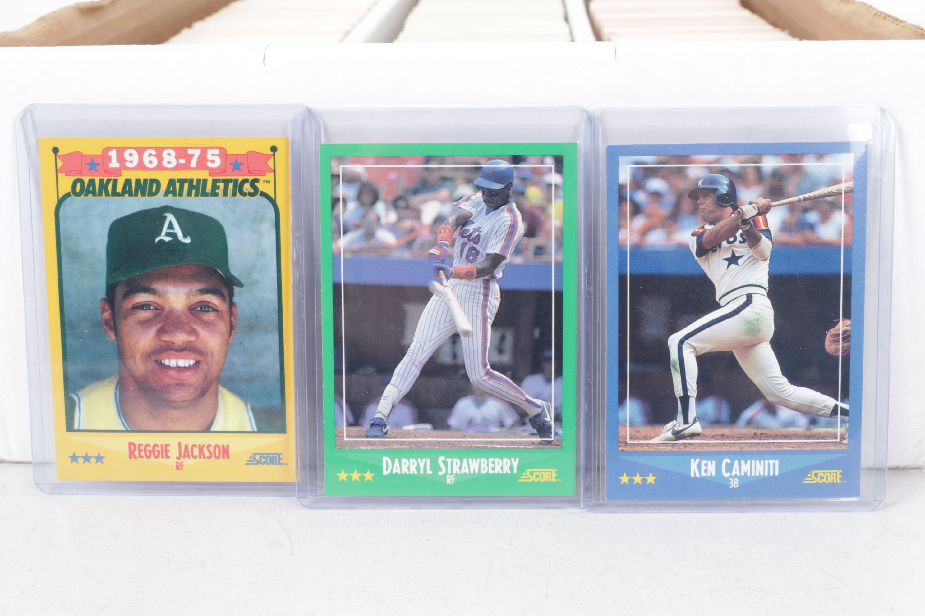 3,000 Mint Condition 1988 Score Cello Box Case Baseball Cards
