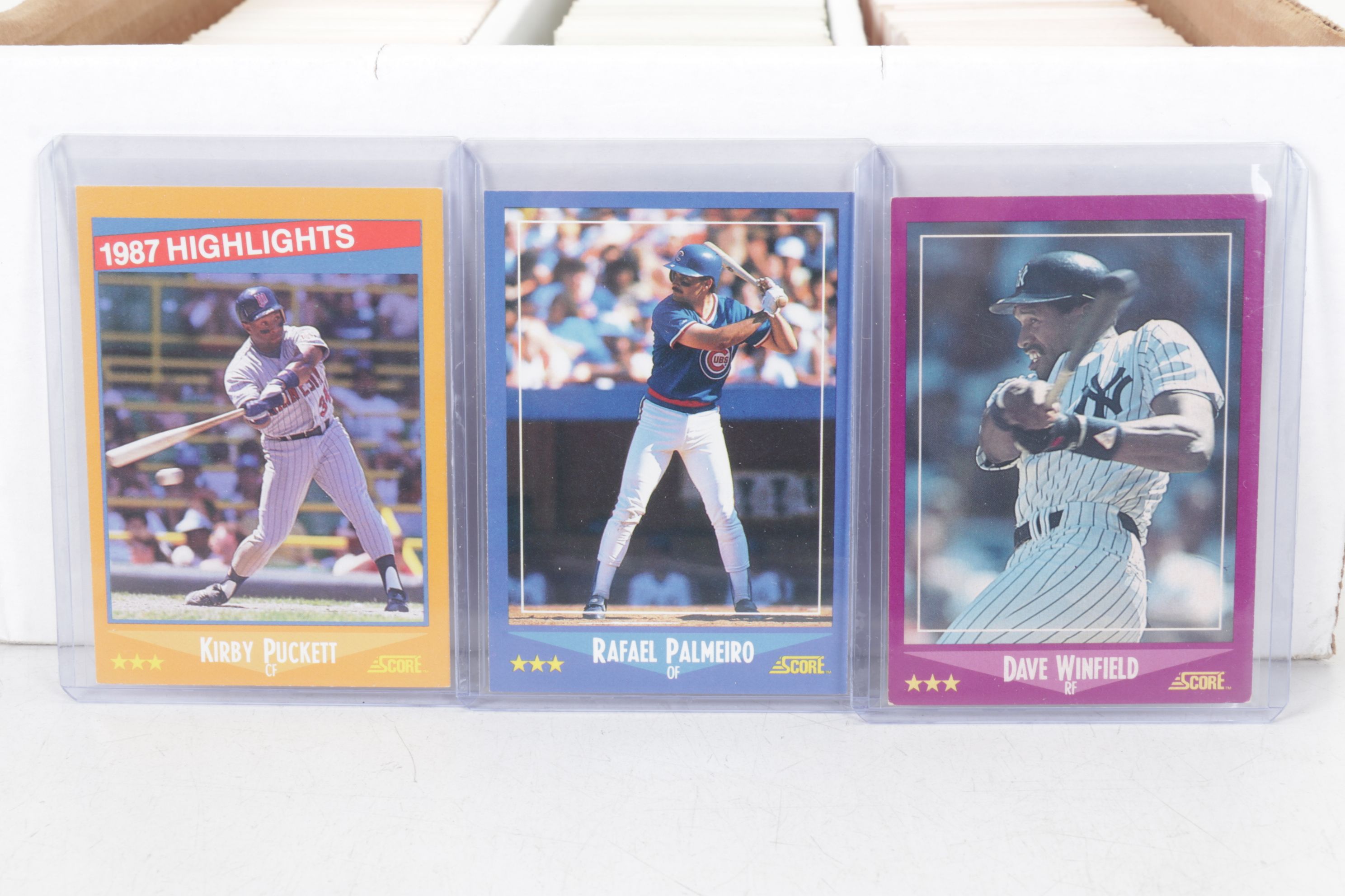 3,000 Mint Condition 1988 Score Cello Box Case Baseball Cards