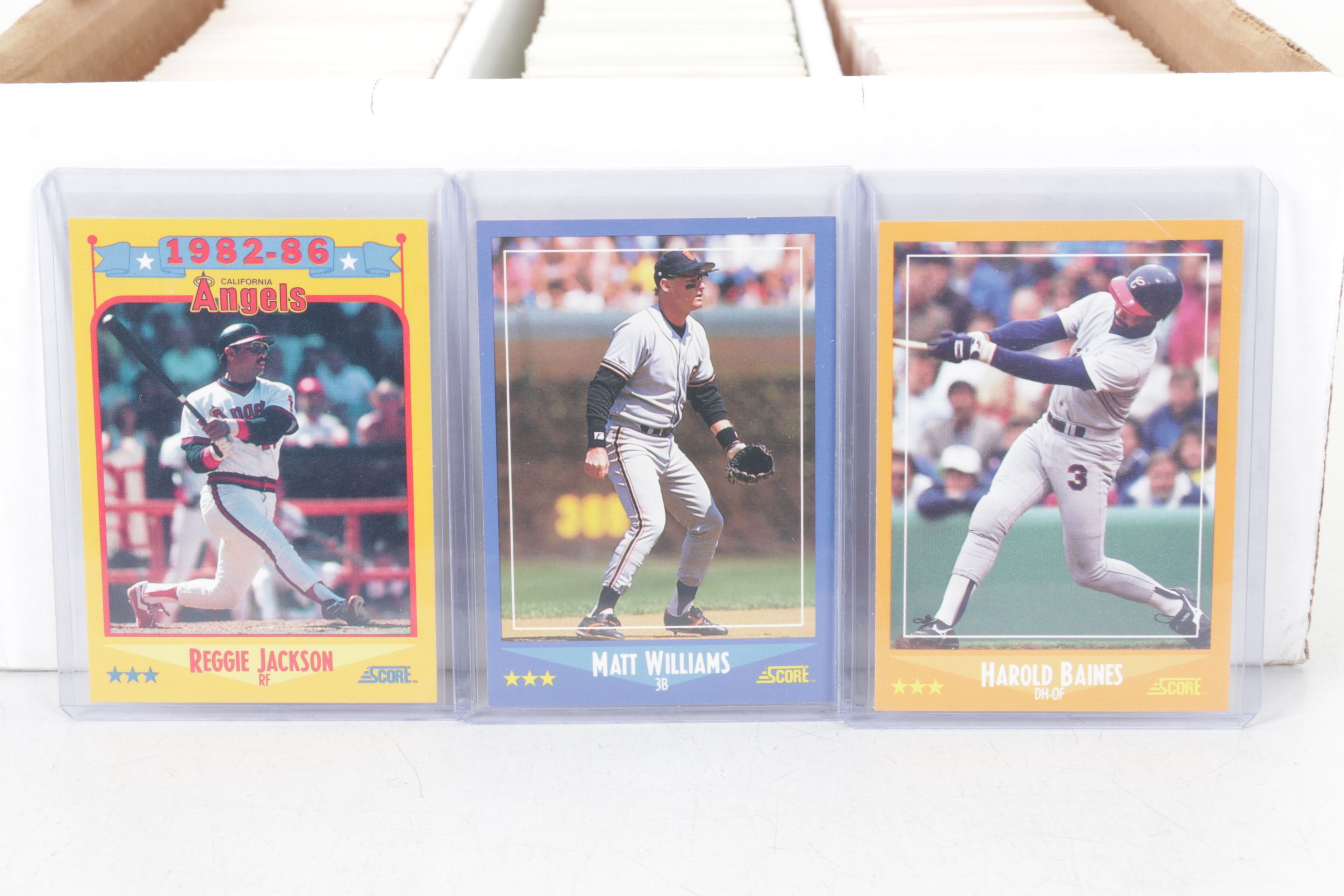3,000 Mint Condition 1988 Score Cello Box Case Baseball Cards
