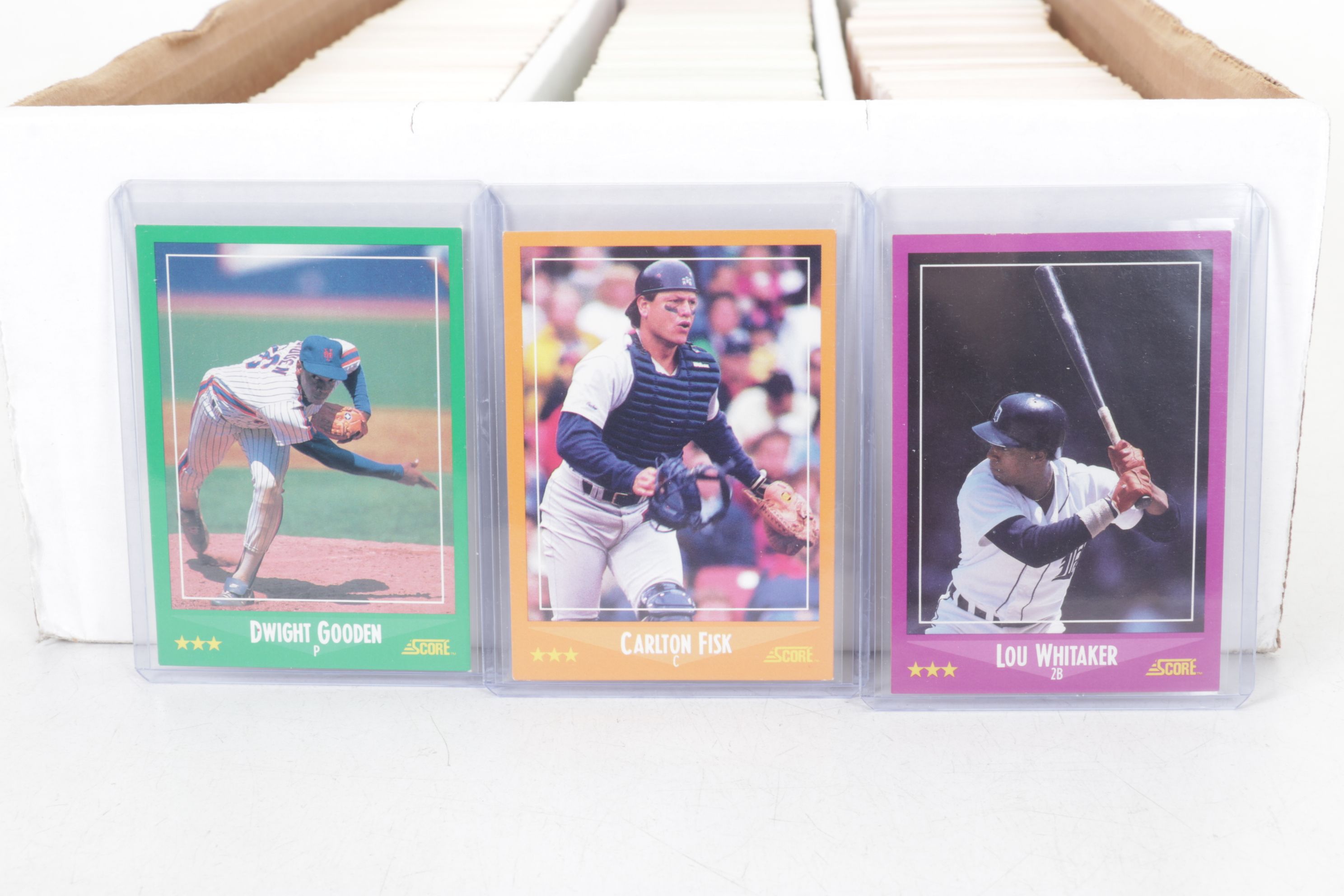 3,000 Mint Condition 1988 Score Cello Box Case Baseball Cards