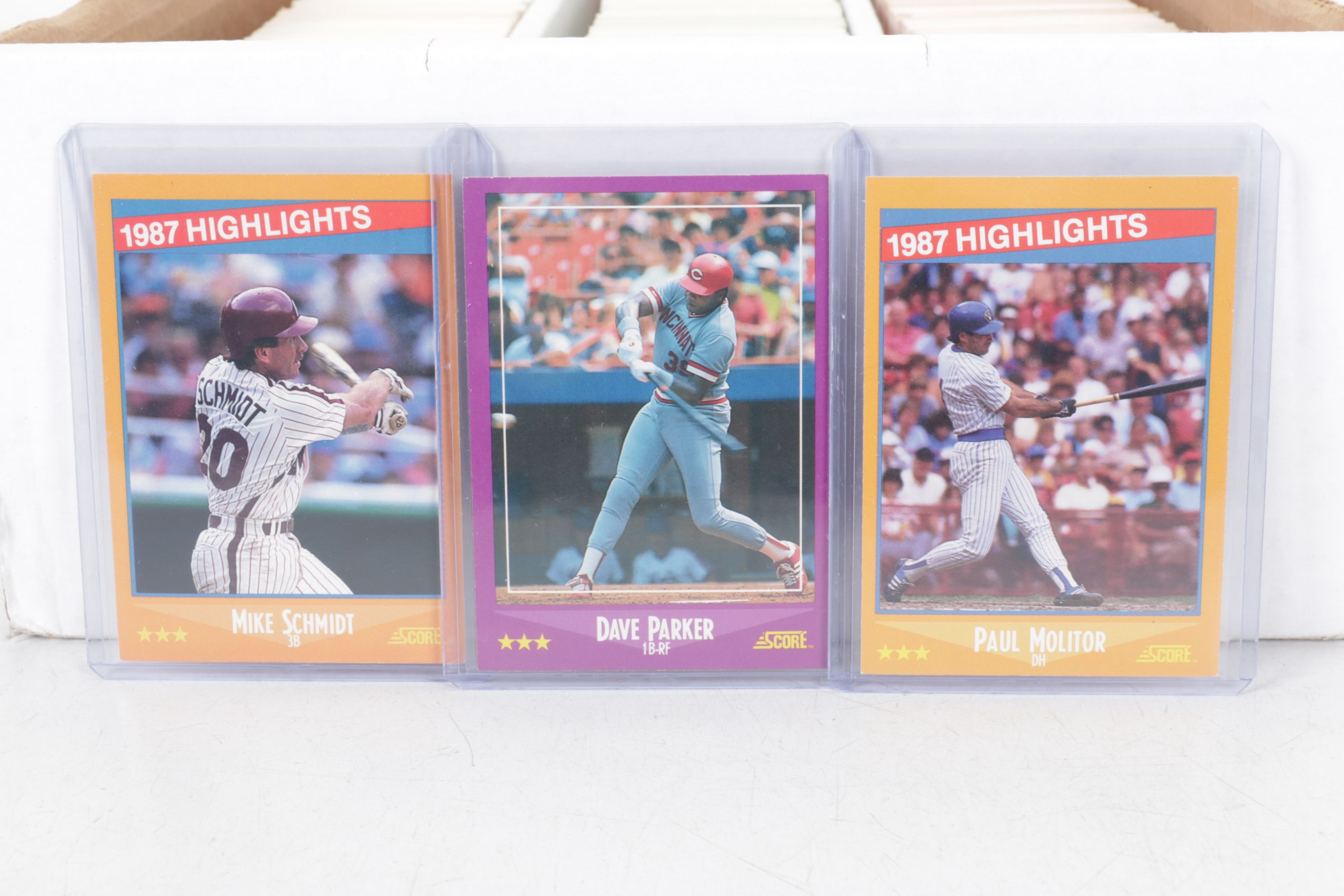 3,000 Mint Condition 1988 Score Cello Box Case Baseball Cards