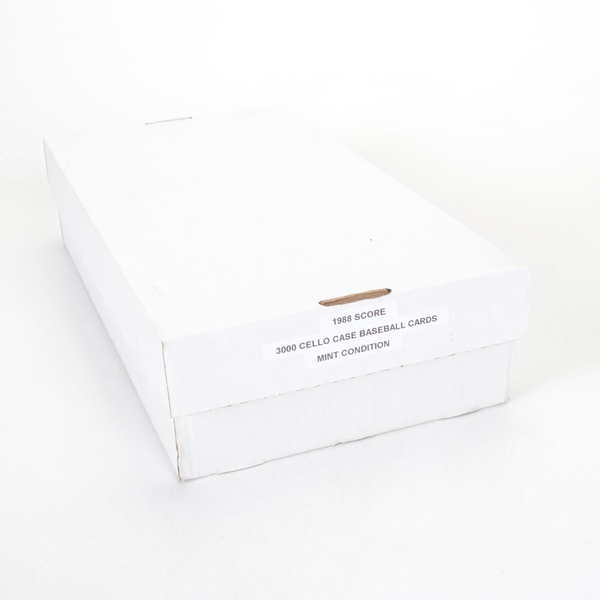 3,000 Mint Condition 1988 Score Cello Box Case Baseball Cards