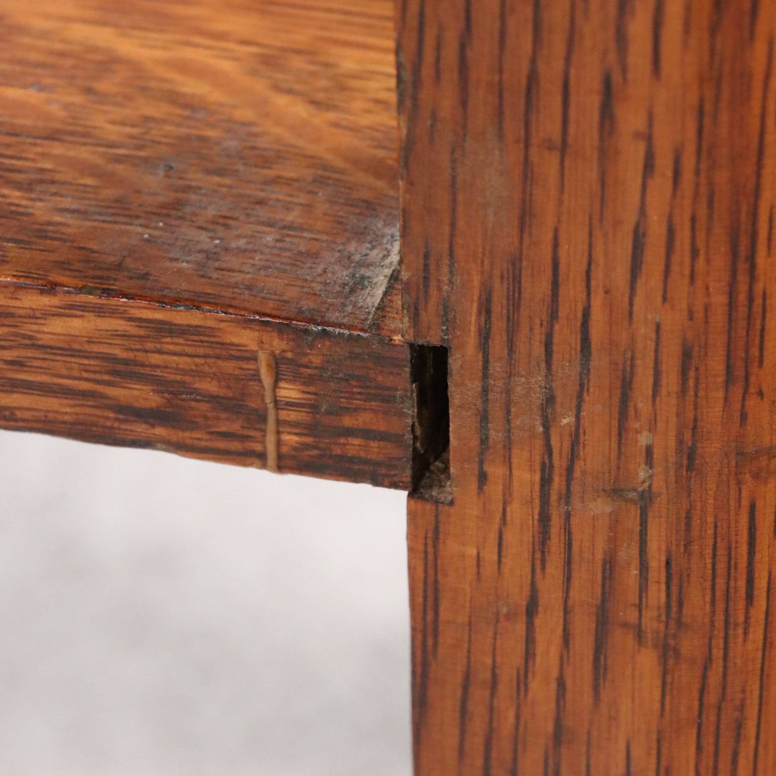 Late Victorian Style Oak Two-Tier Console Table,  Early 20th Century