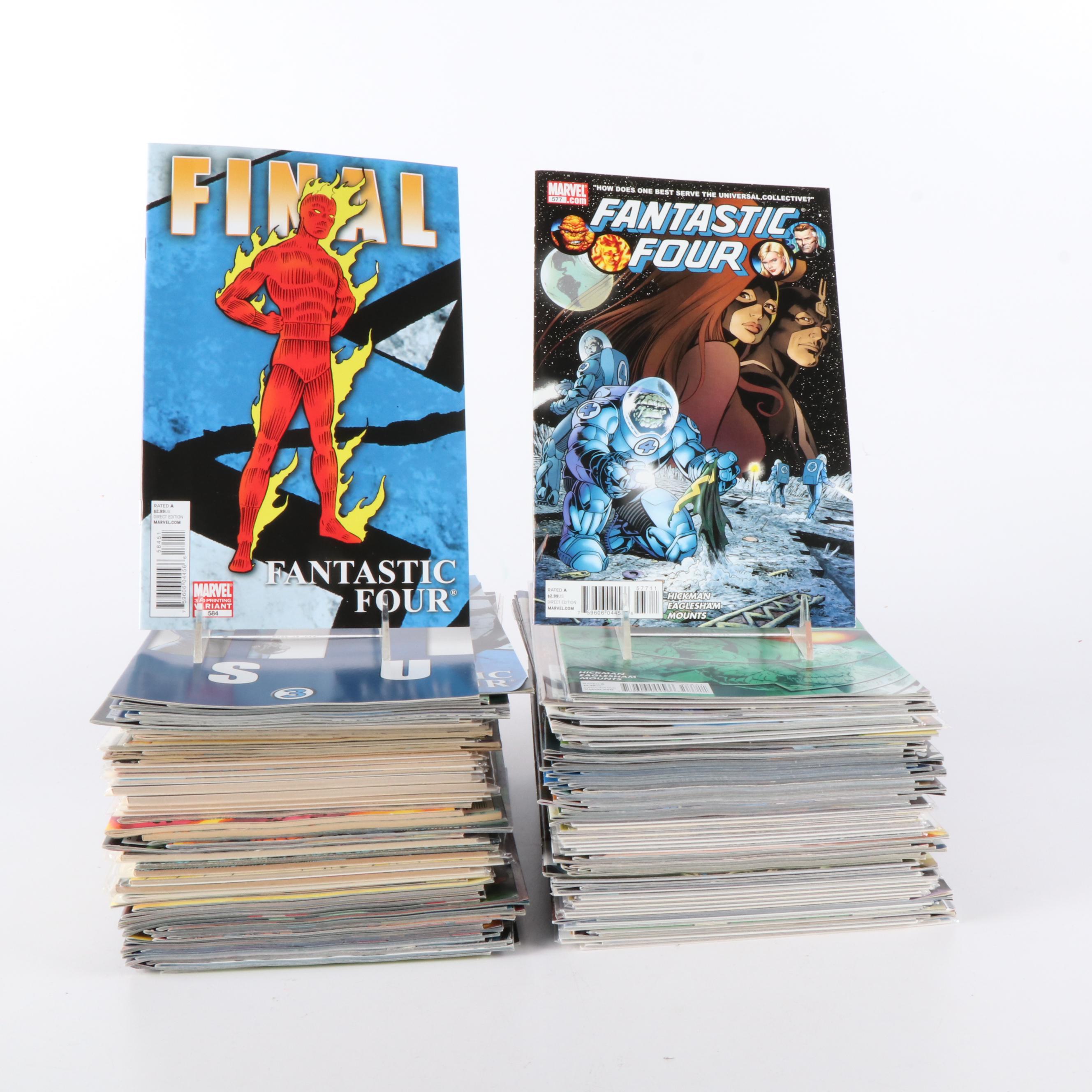 Collection of Over 150 "Fantastic Four" Marvel Comic Books