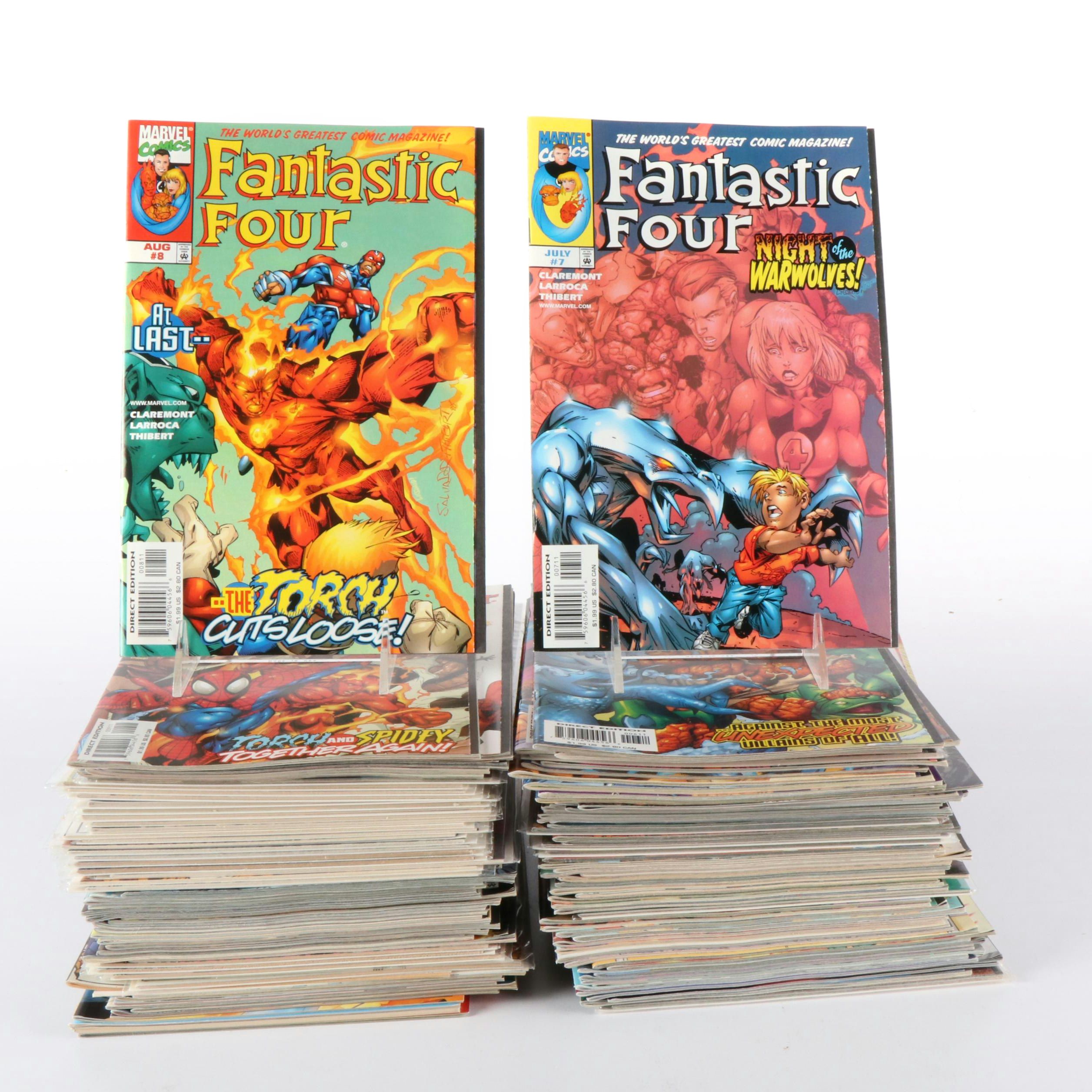 Collection of Over 150 "Fantastic Four" Marvel Comic Books