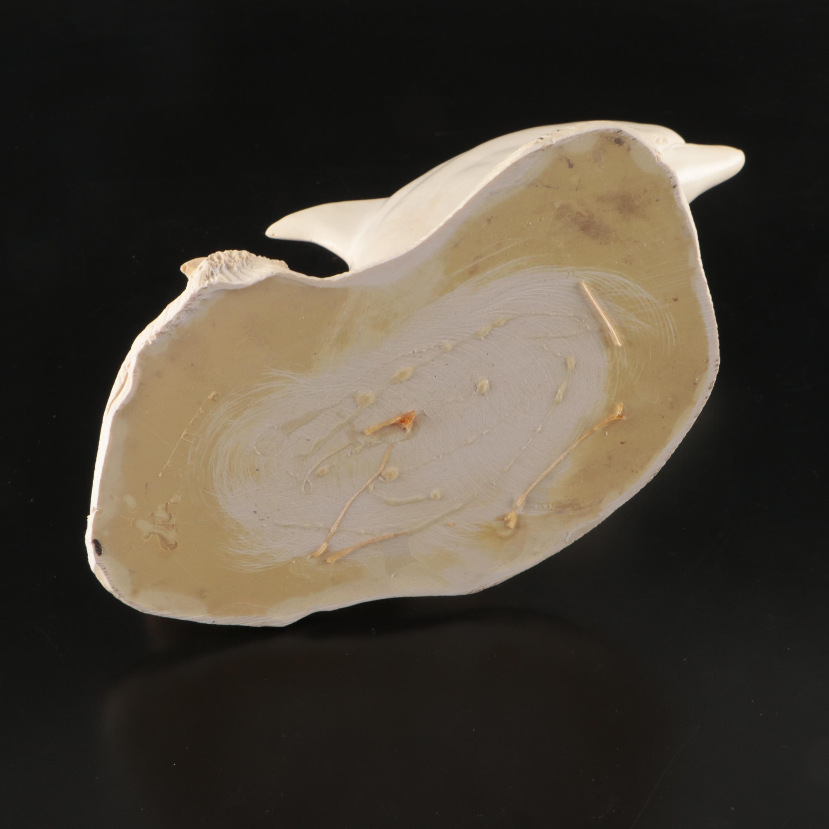 Leaping Dolphin Resin Statue on Base