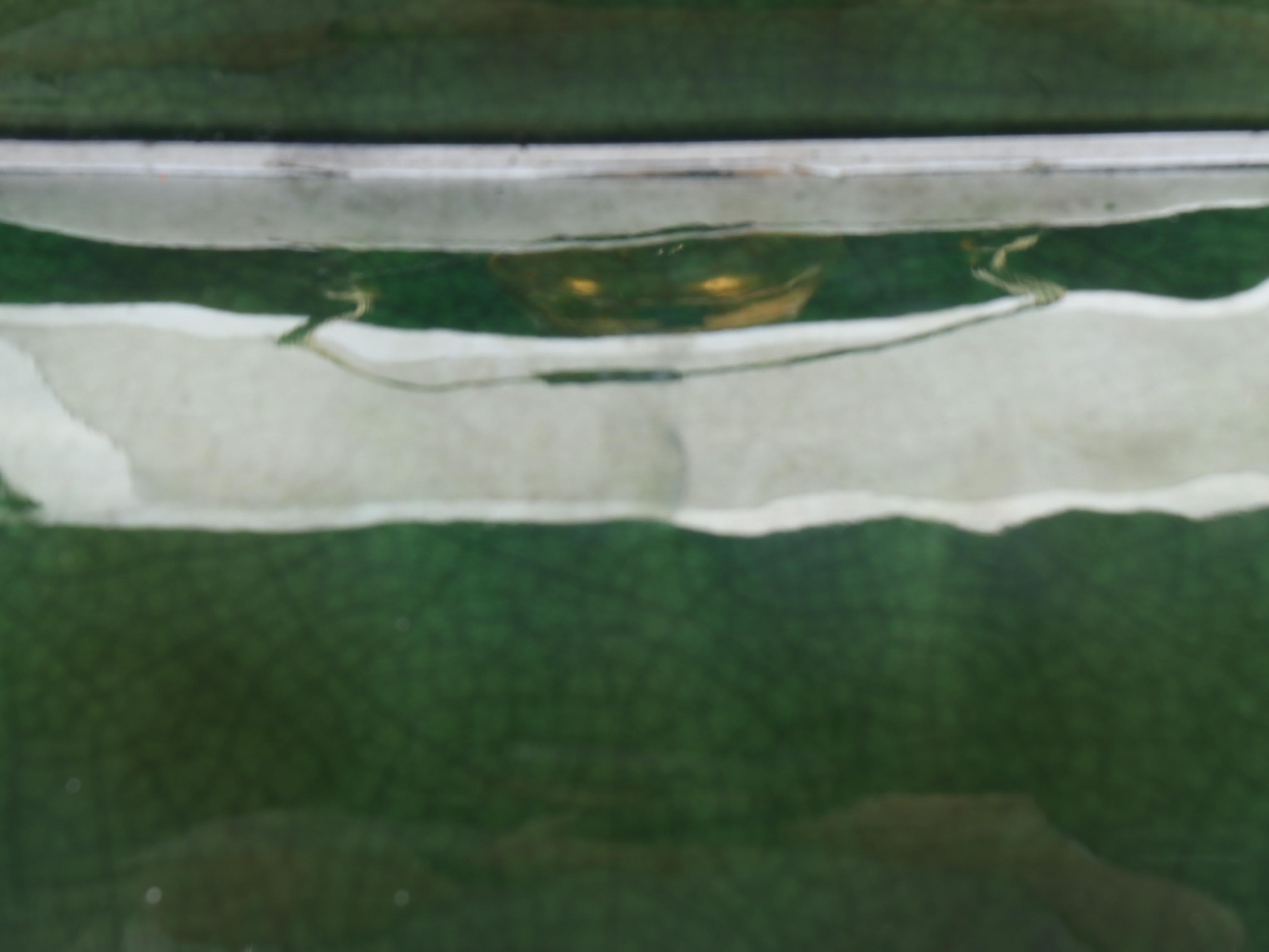 Oriental Accent Green Ceramic Vessel Table Lamp with Pagoda Shade