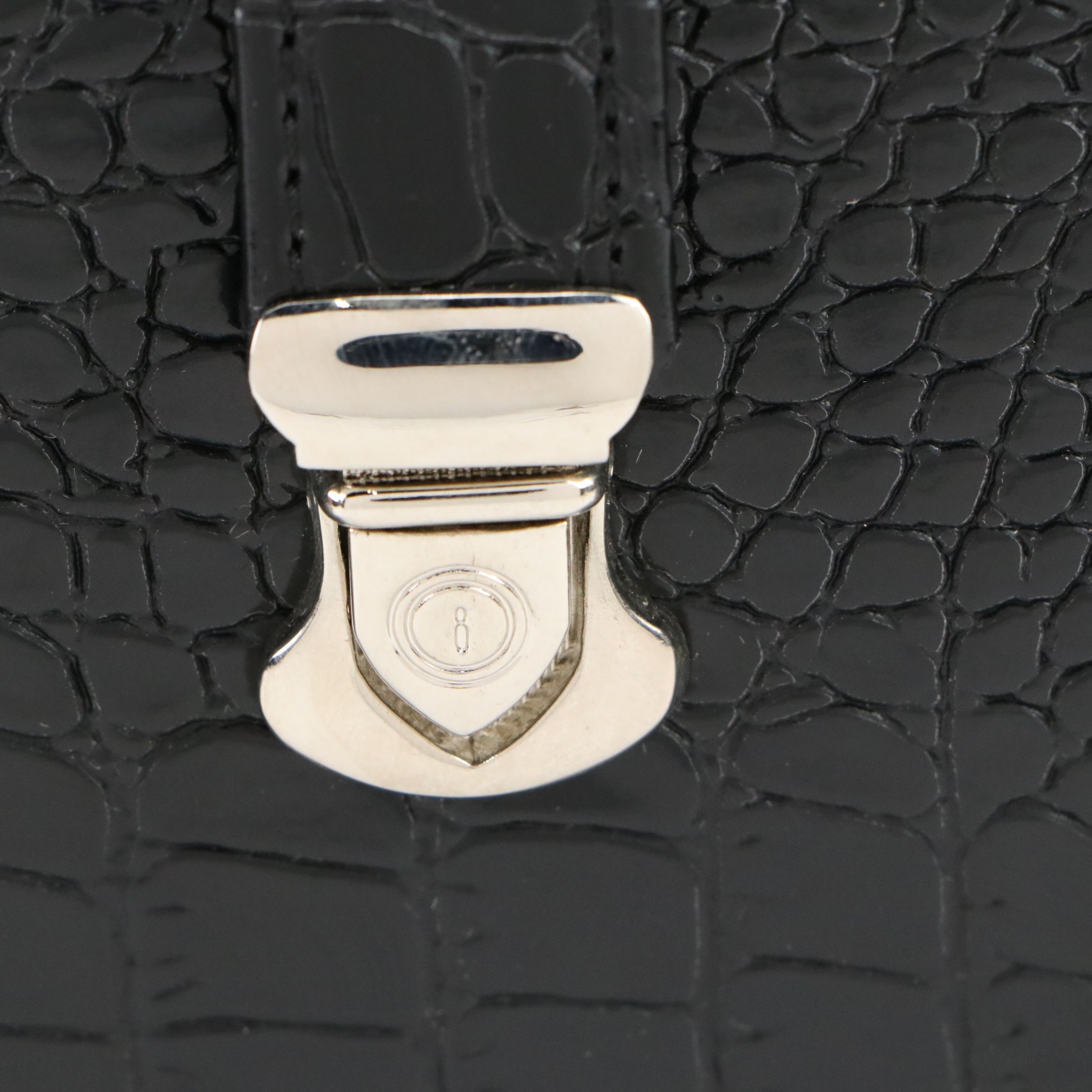 Alten International Faux Crocodile Embossed Jewelry Cases