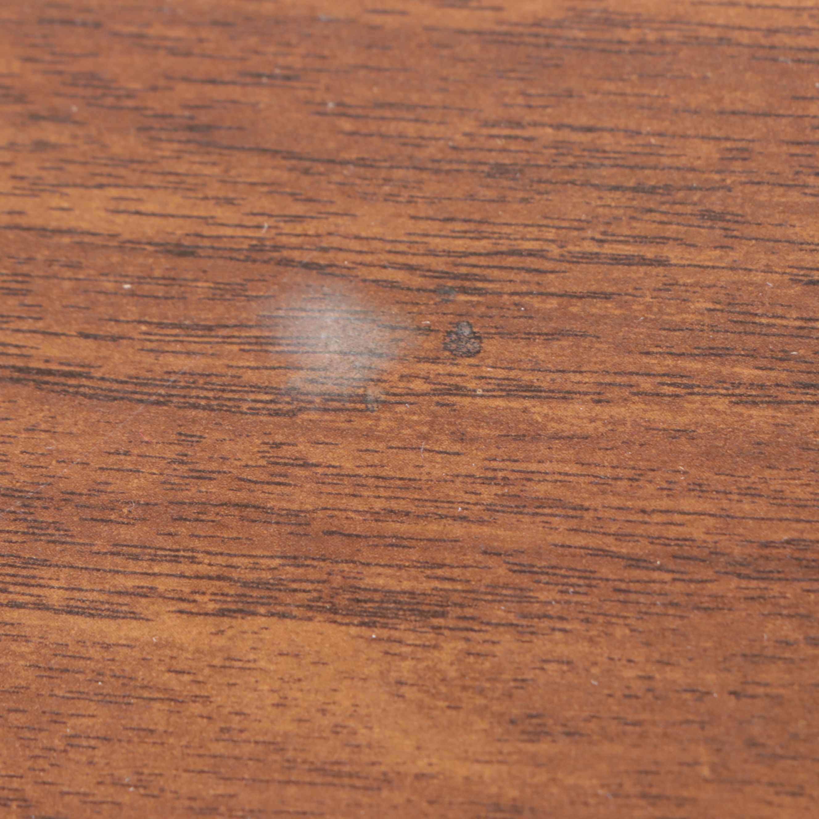 Gunlocke Company Inc. Mid Century Modern Walnut Side Table