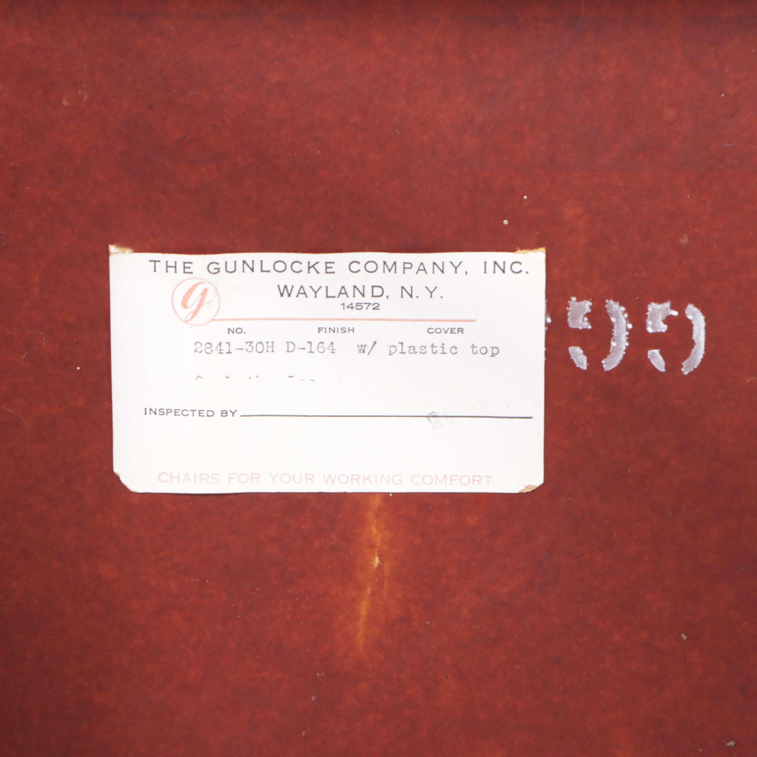 Gunlocke Company Inc. Mid Century Modern Walnut Side Table