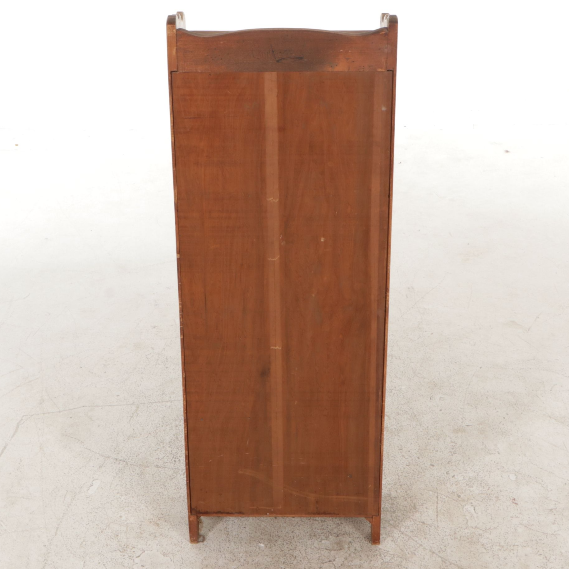 Coronado Southwestern Style Wood Bookcase with Painted Floral Decoration