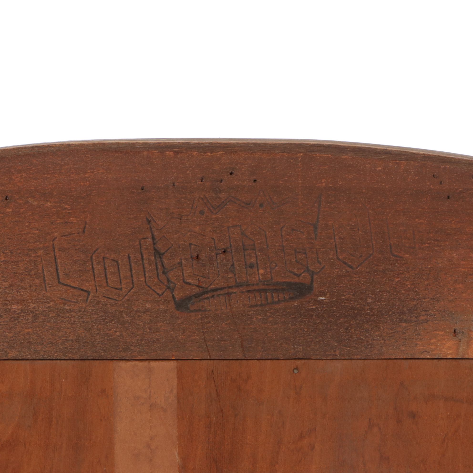 Coronado Southwestern Style Wood Bookcase with Painted Floral Decoration