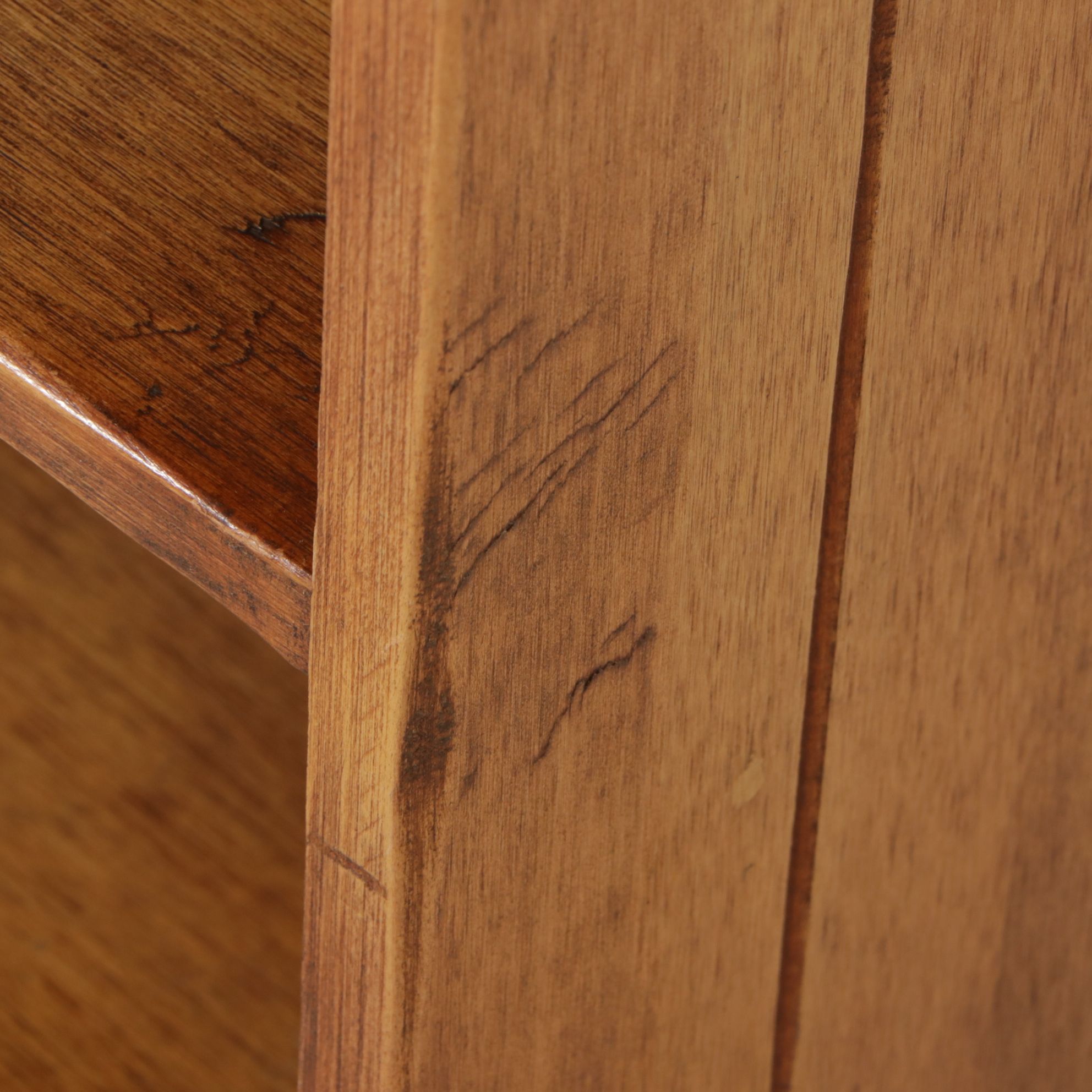 Coronado Southwestern Style Wood Bookcase with Painted Floral Decoration