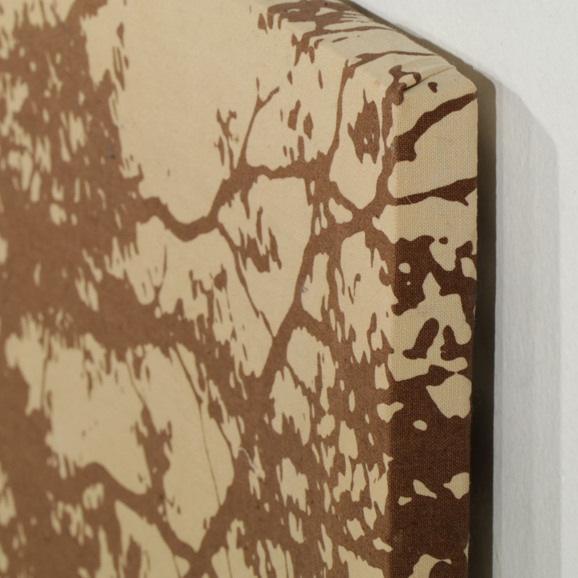 Marimekko "Maija Isola: Tuuli" Stretched Fabric with Branch Silhouettes, 1972