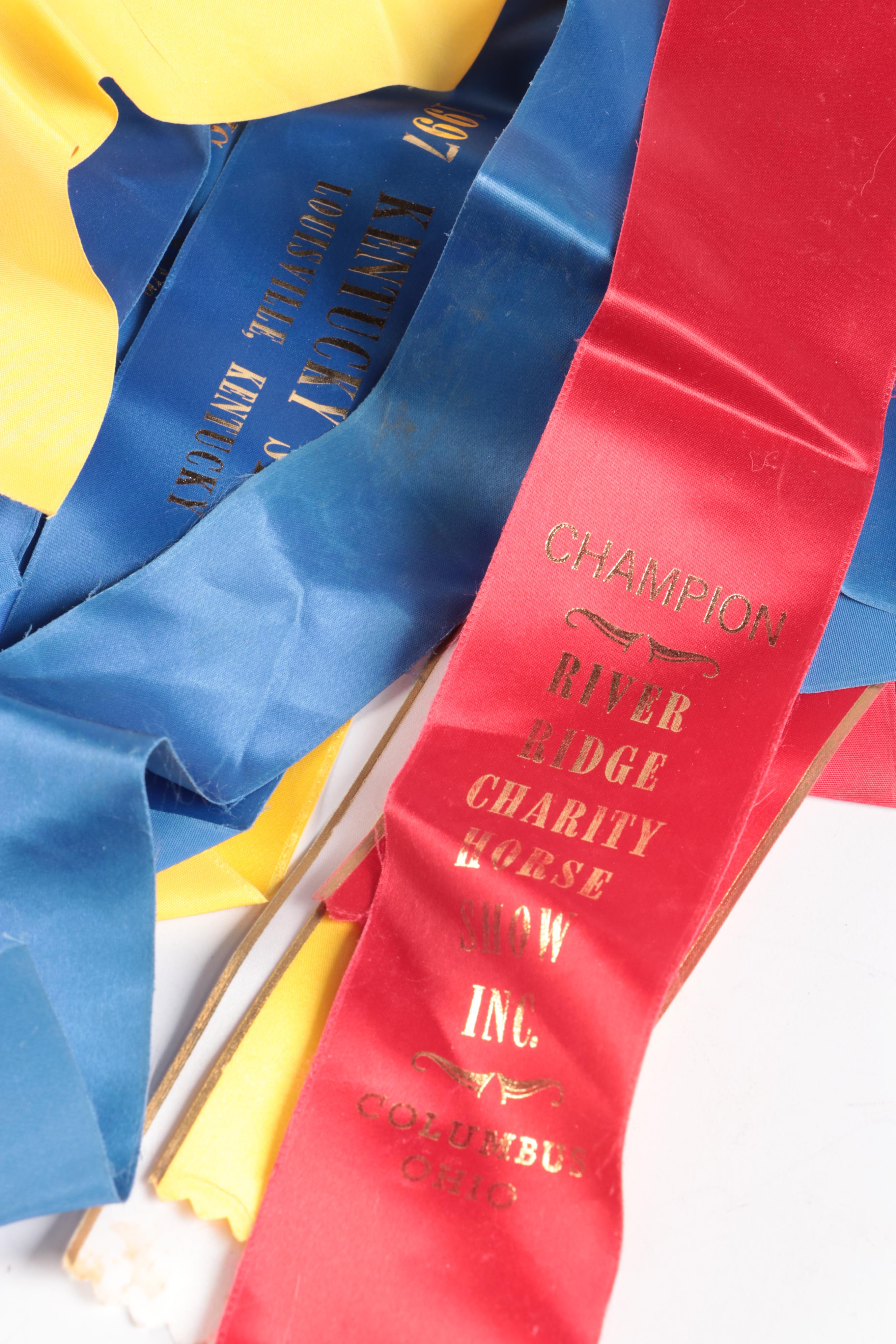Kentucky State Fair and More Saddlebred Equestrian Award Ribbons
