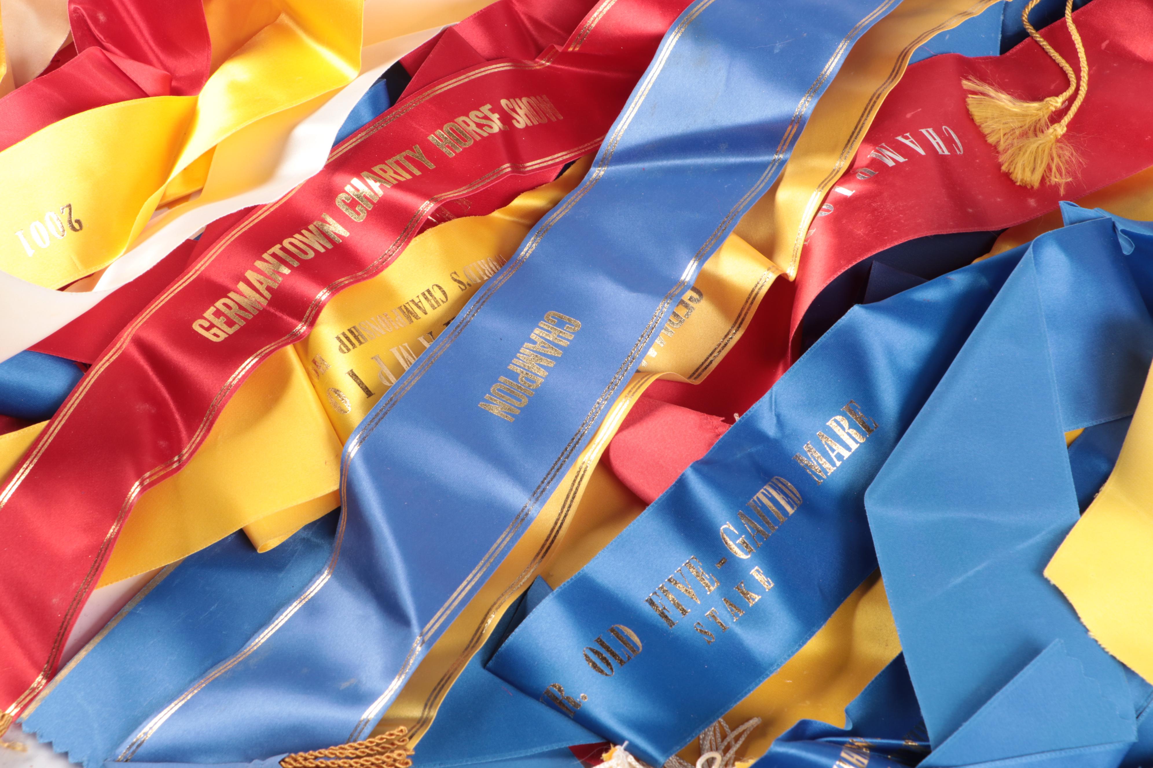 Kentucky State Fair and More Saddlebred Equestrian Award Ribbons