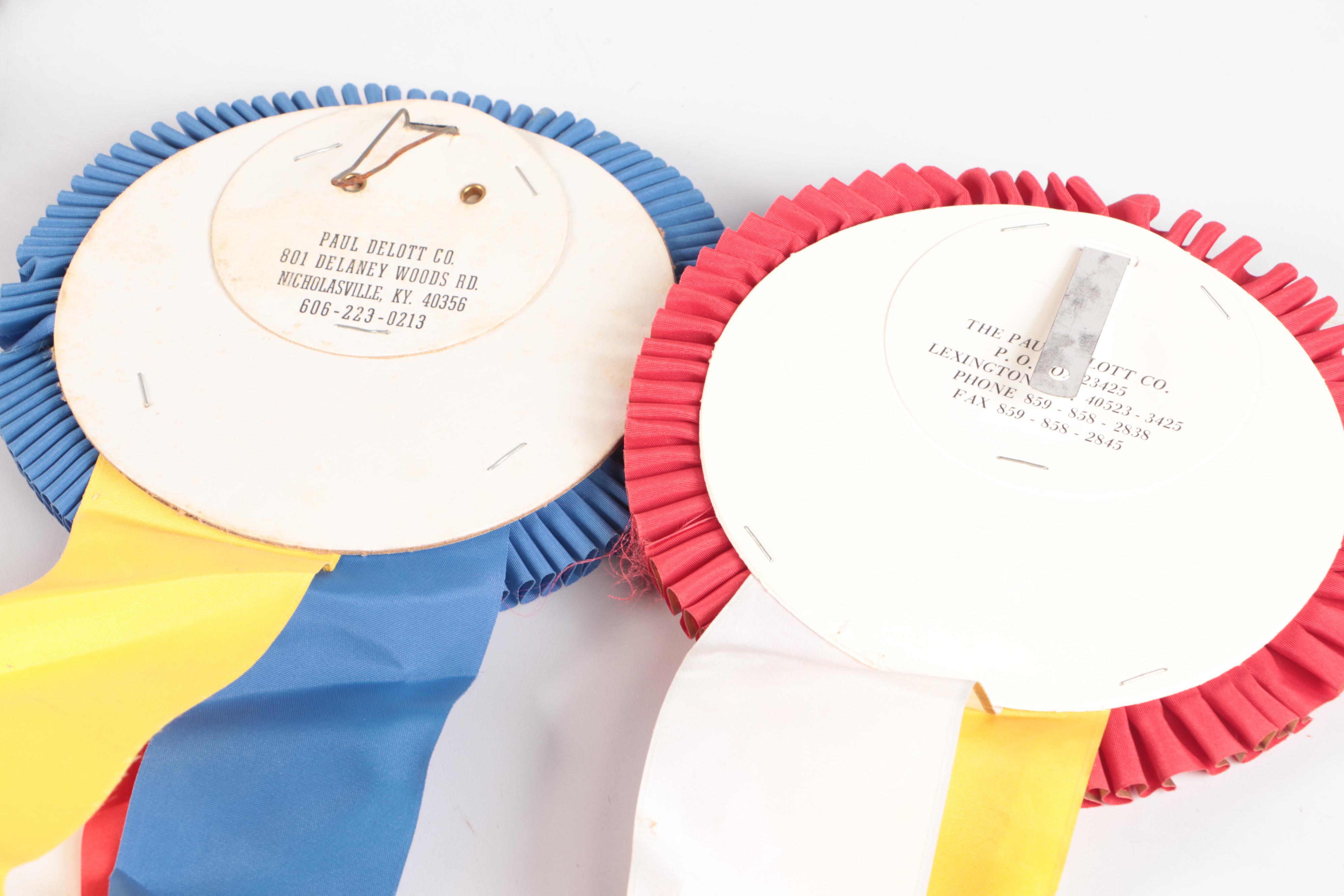 Kentucky State Fair and More Saddlebred Equestrian Award Ribbons
