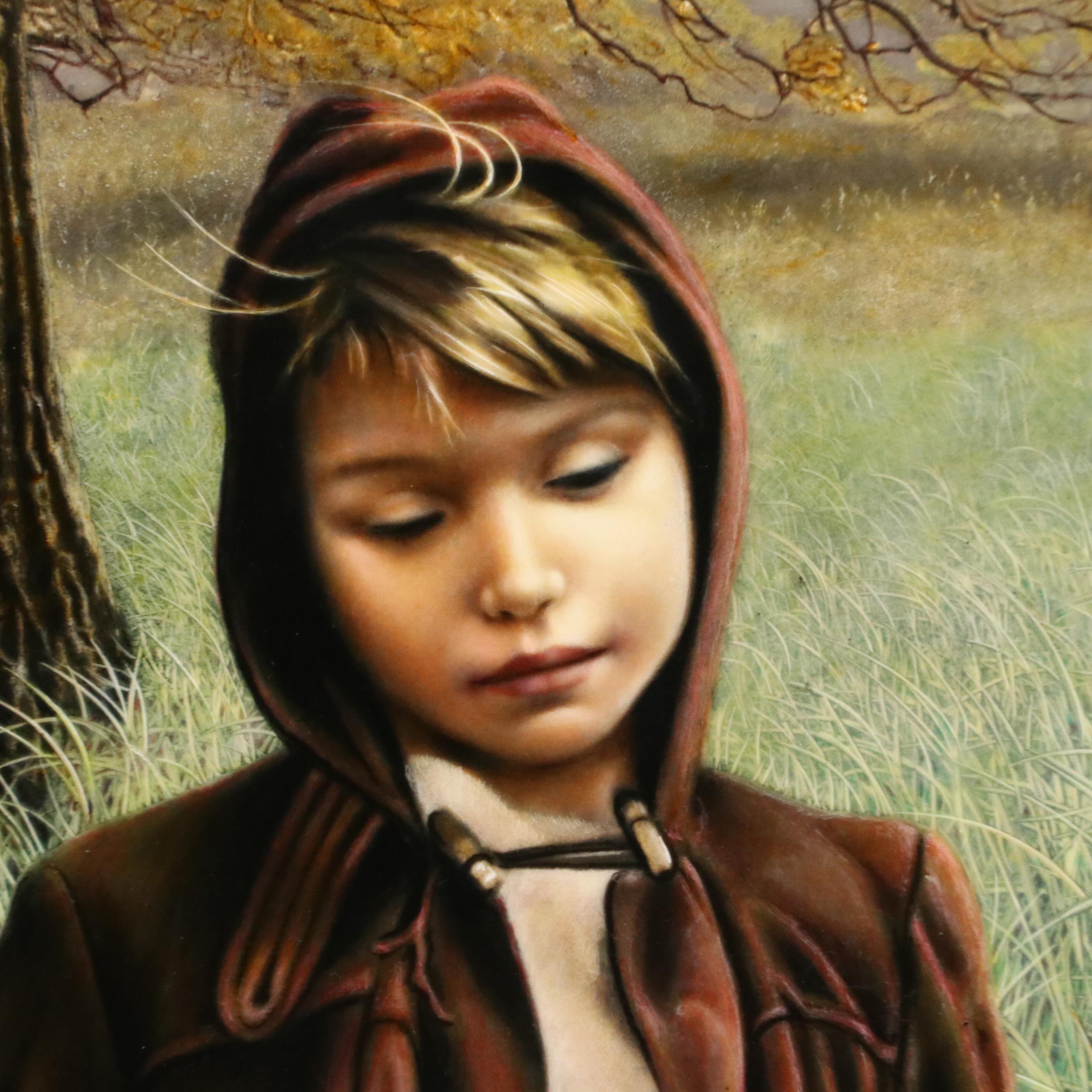 Reid Gardner Oil and Tempera Painting "Hummingbird," 1972