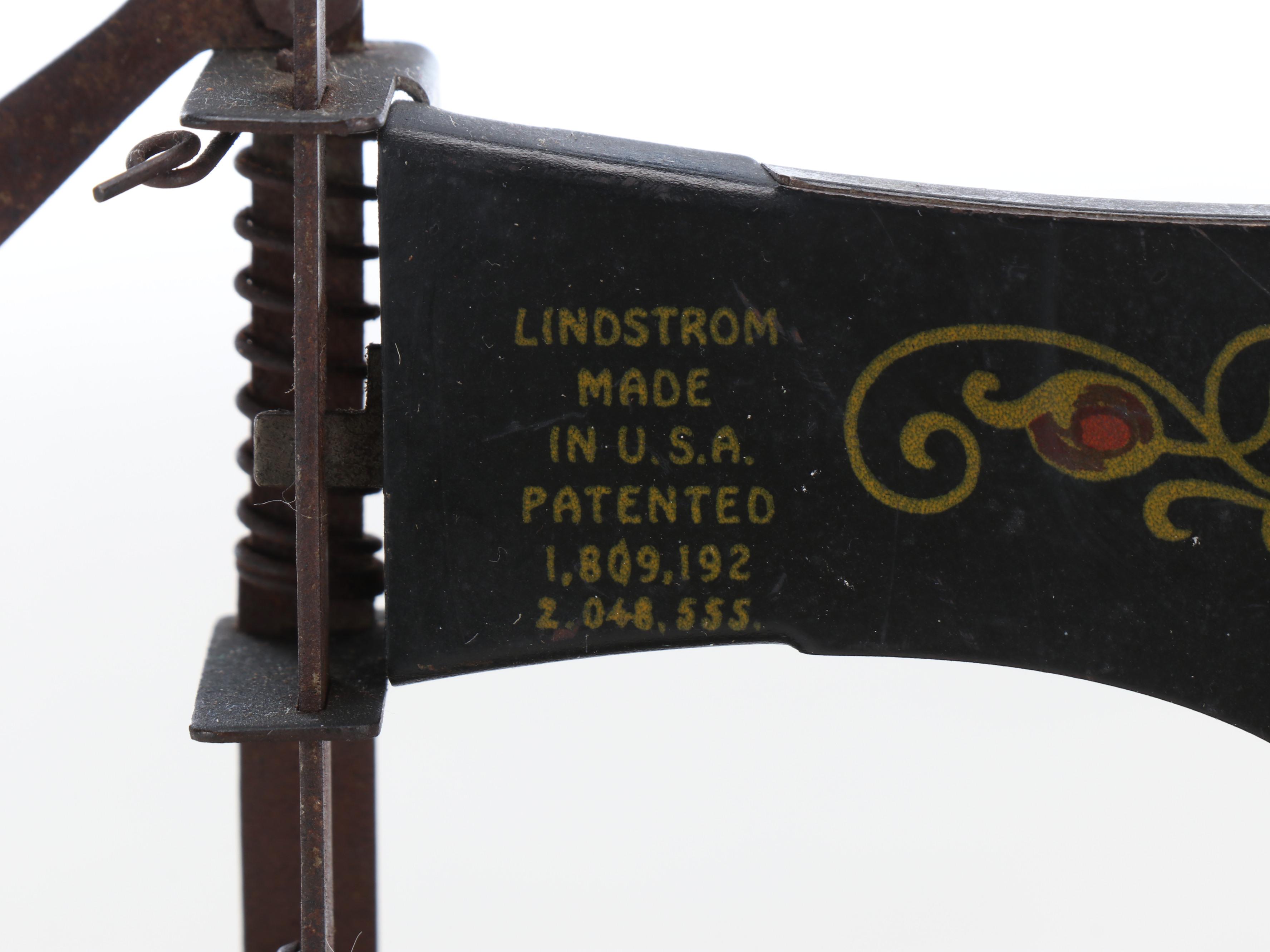 Clark's Embroidery Cabinet with Lindstrom Metal Toy Sewing Machine