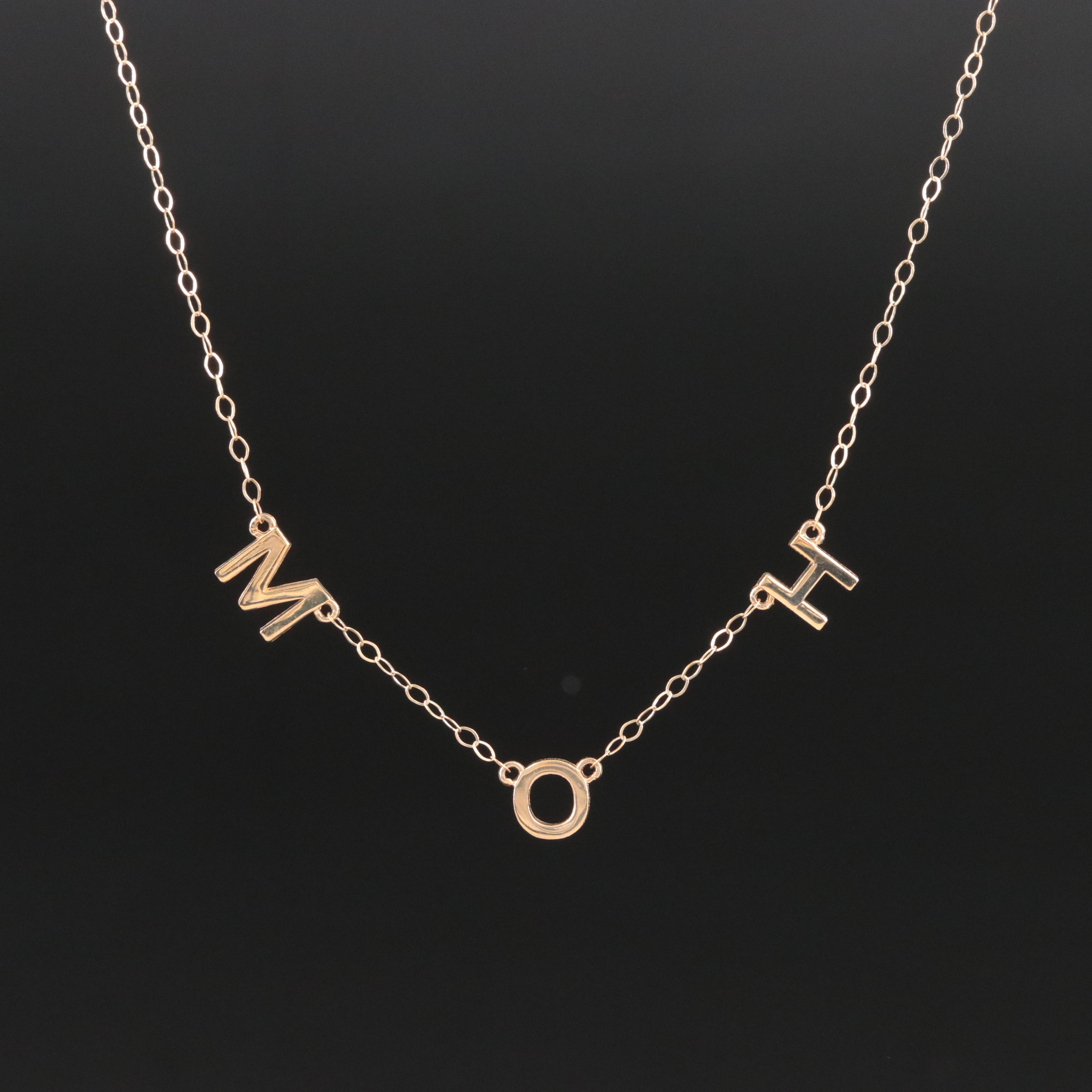 10K Maid of Honor Necklace