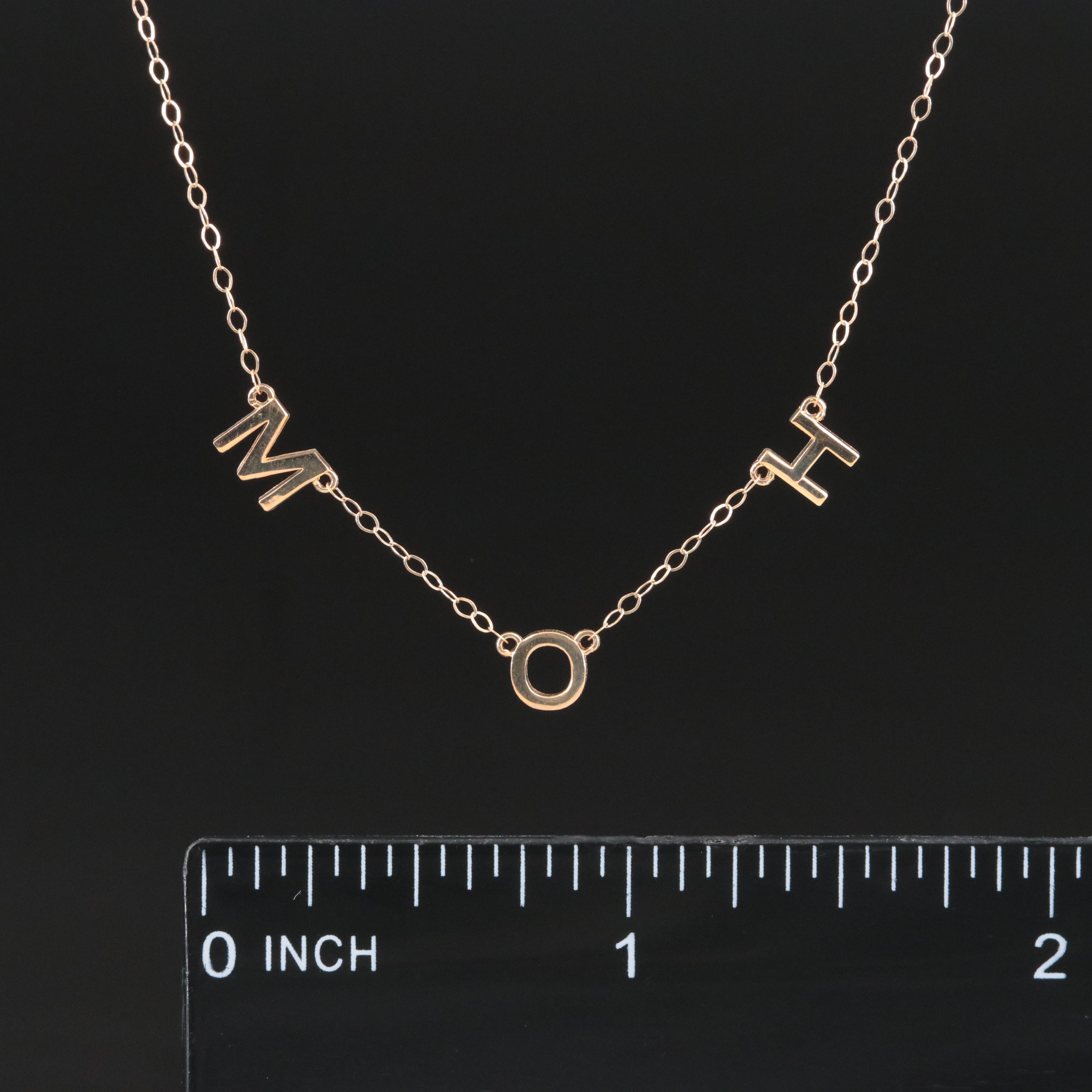 10K Maid of Honor Necklace