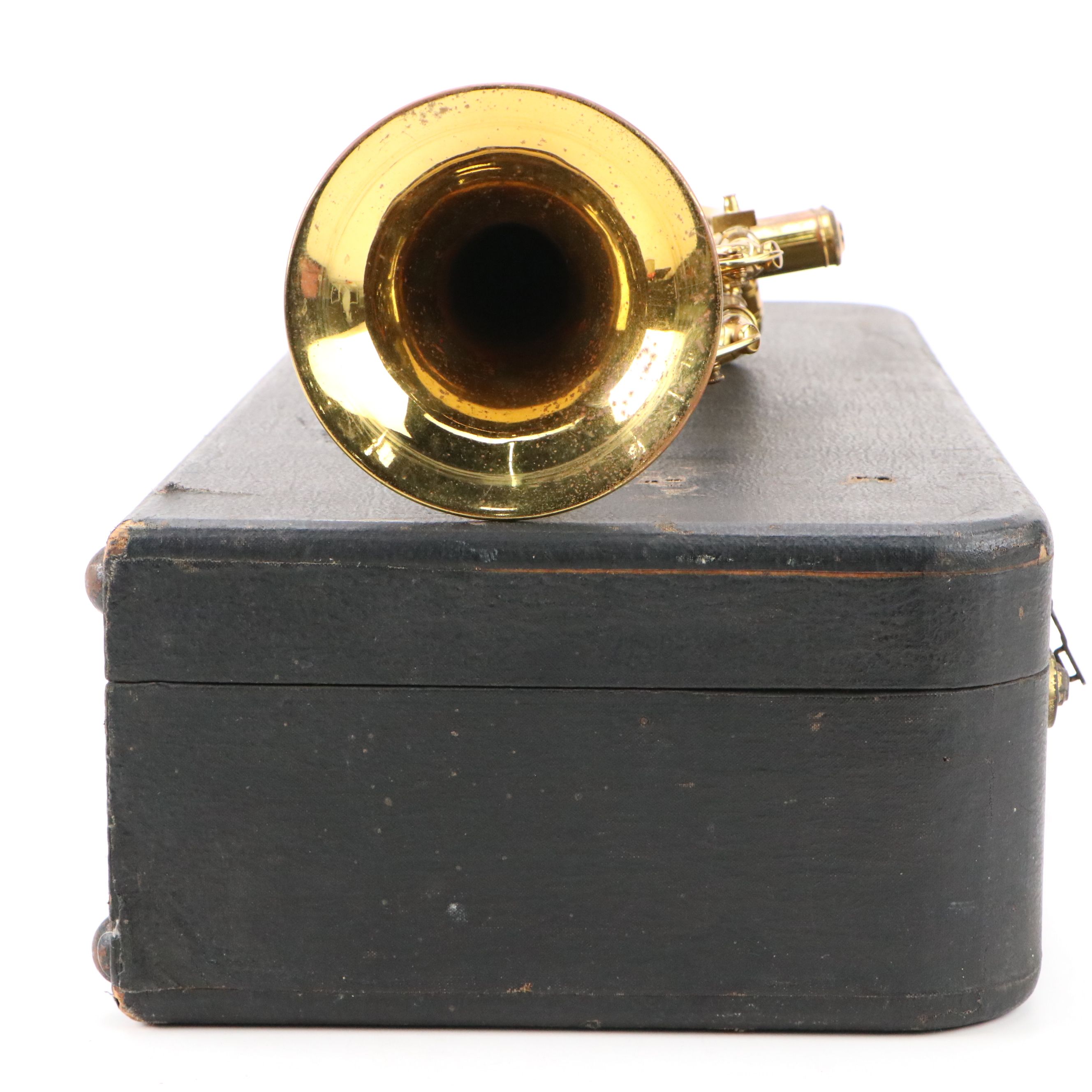 C. G. Conn Brass Trumpet with Mute Accessories, Late 19th/Early 20th Century