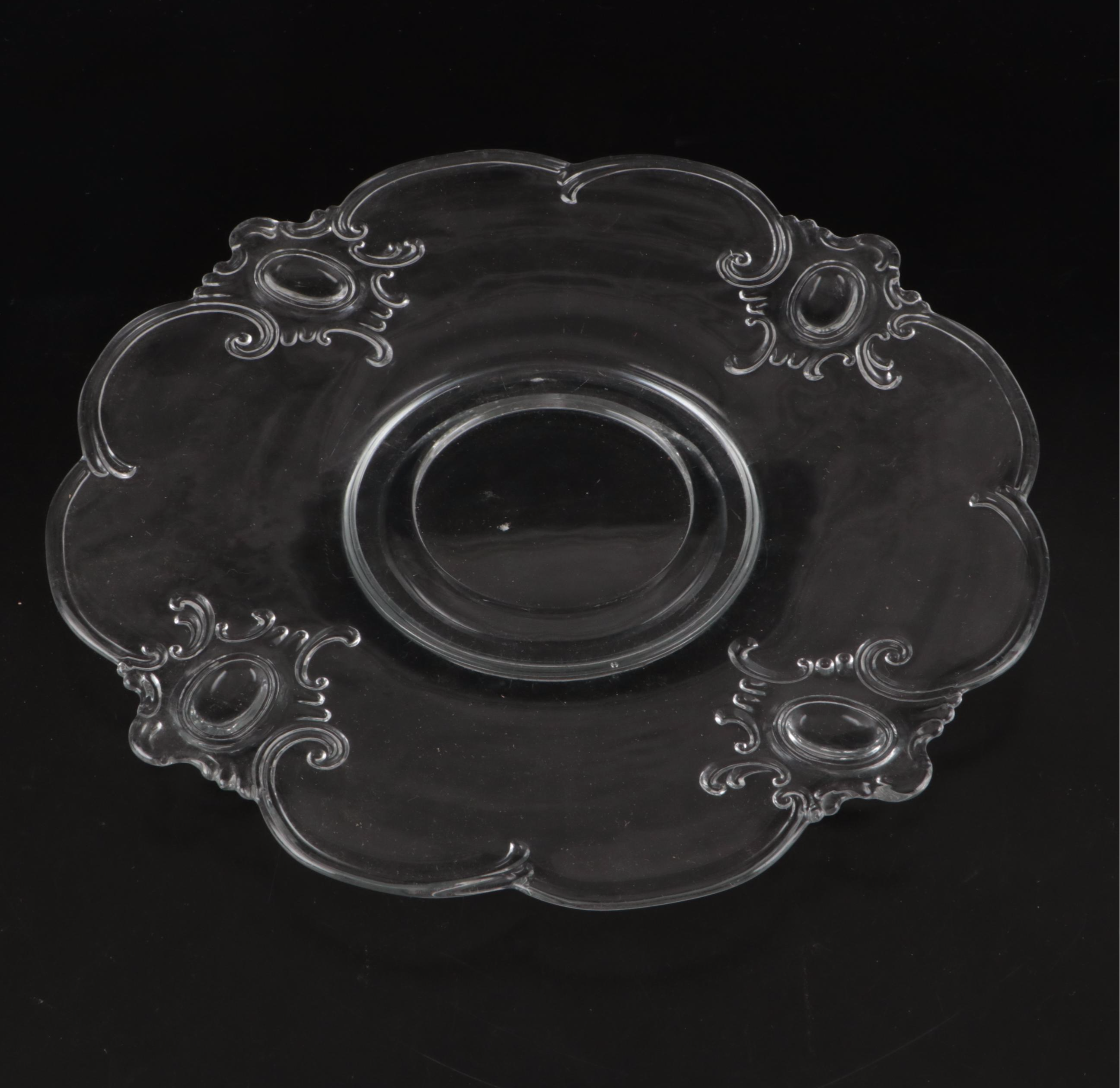 Heisey "Colonial Clear" Punch Cups with Anglo-Irish Style Bowl and Other Décor