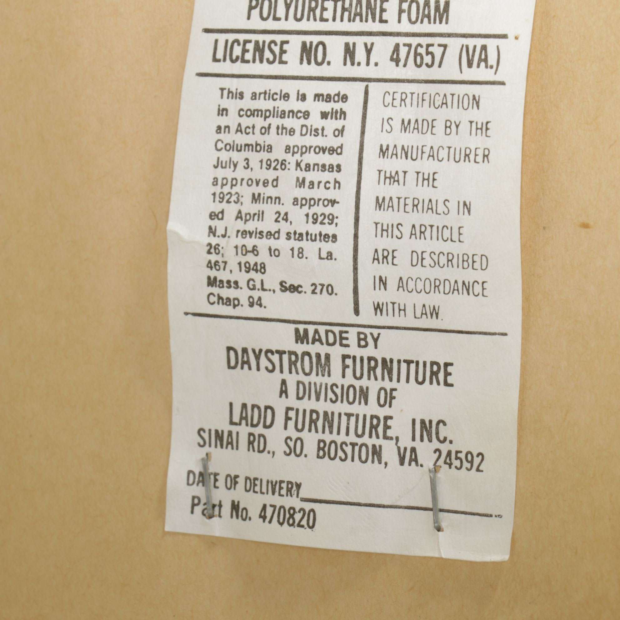 Four Daystrom Furniture Barstools with Woven Cane Backs