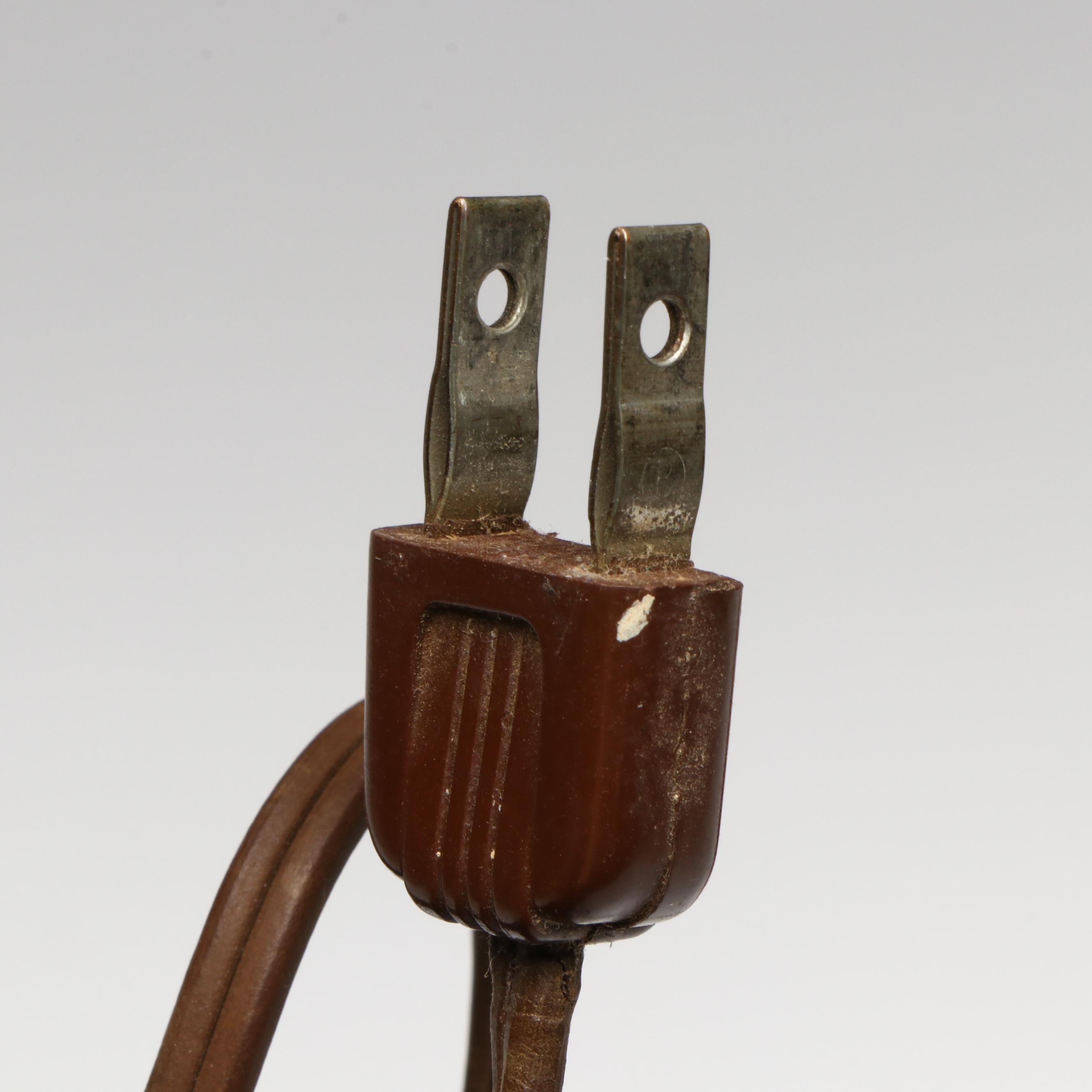 Jefferson Golden Hour Gilt Electric Clock, Mid to Late 20th Century