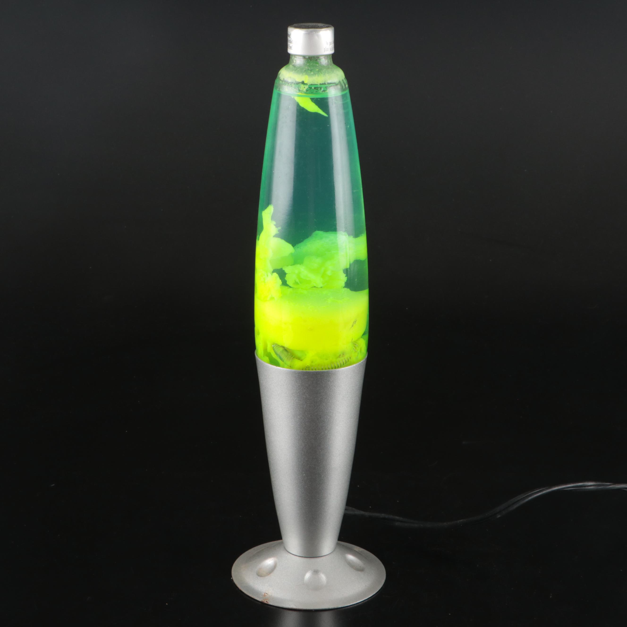 Blue and Yellow Novelty Lava Lamp, Late 20th Century
