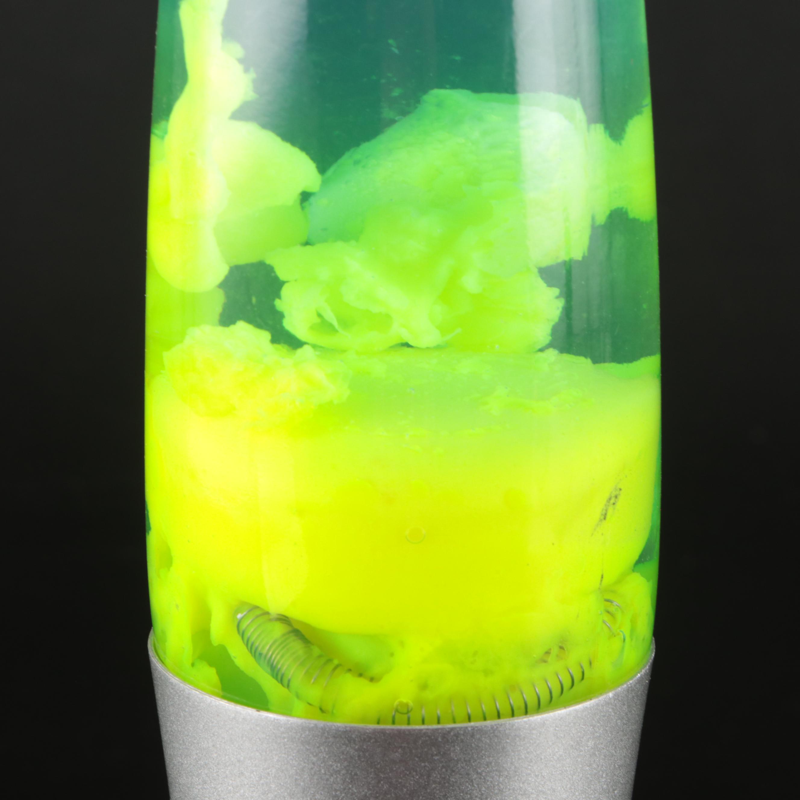 Blue and Yellow Novelty Lava Lamp, Late 20th Century
