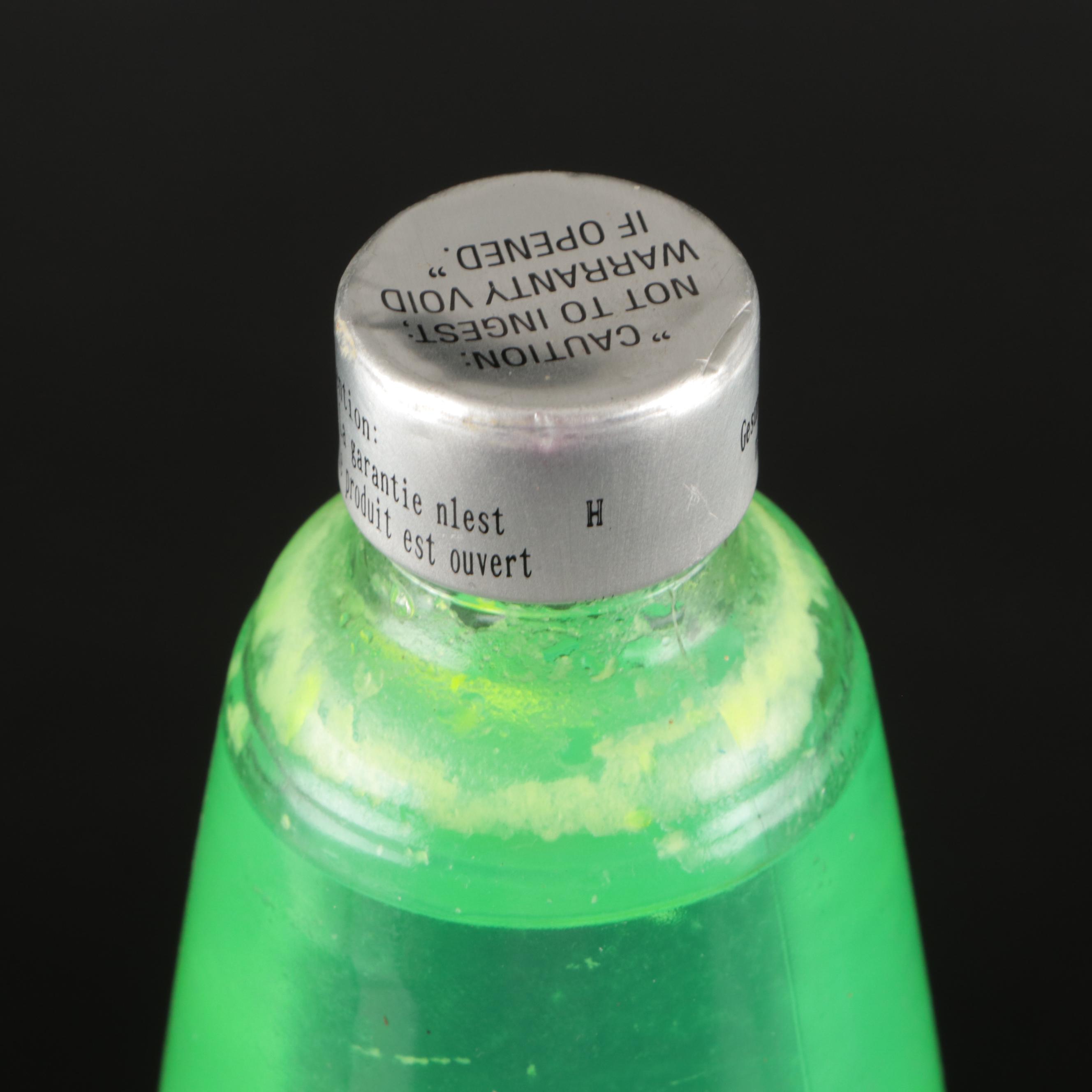 Blue and Yellow Novelty Lava Lamp, Late 20th Century