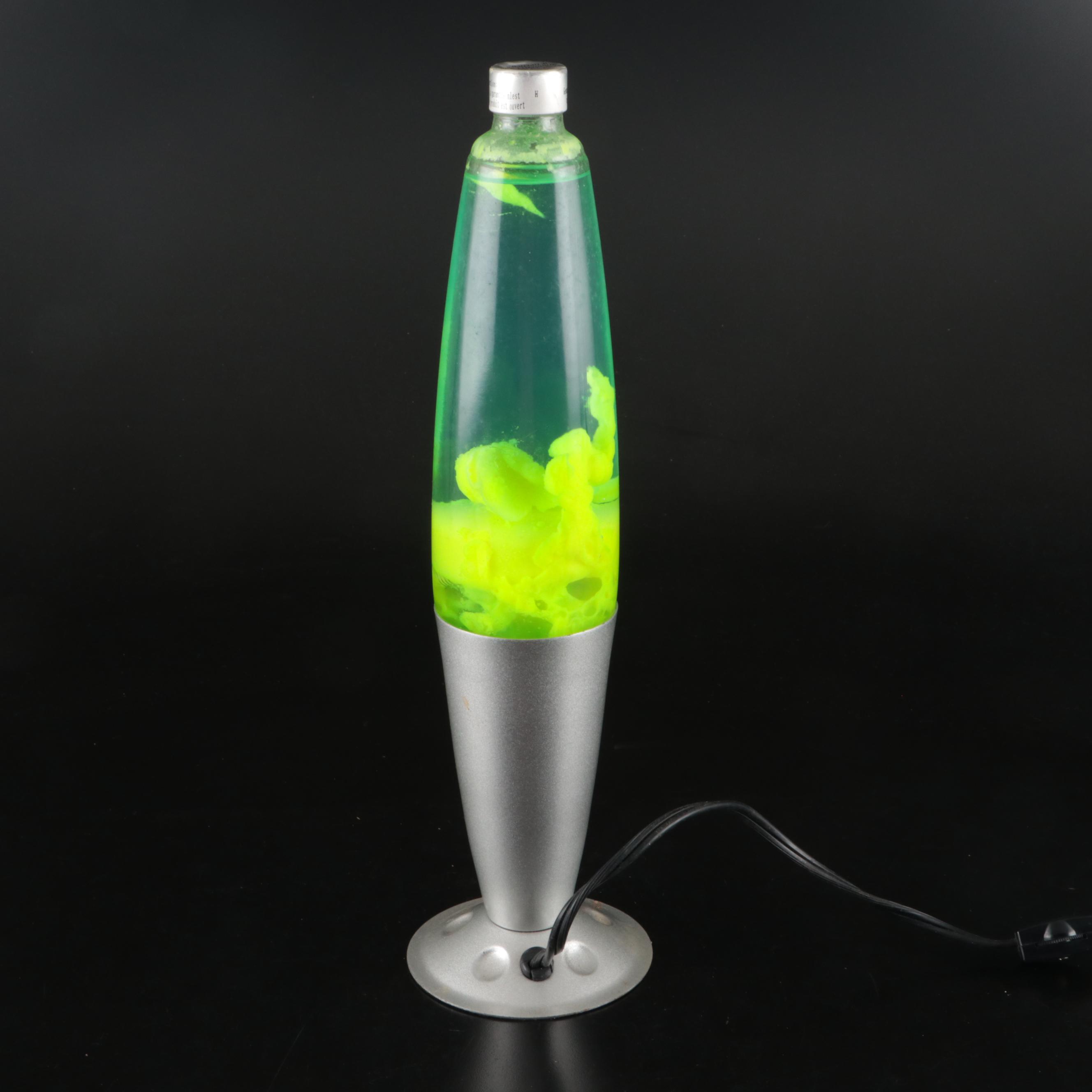 Blue and Yellow Novelty Lava Lamp, Late 20th Century