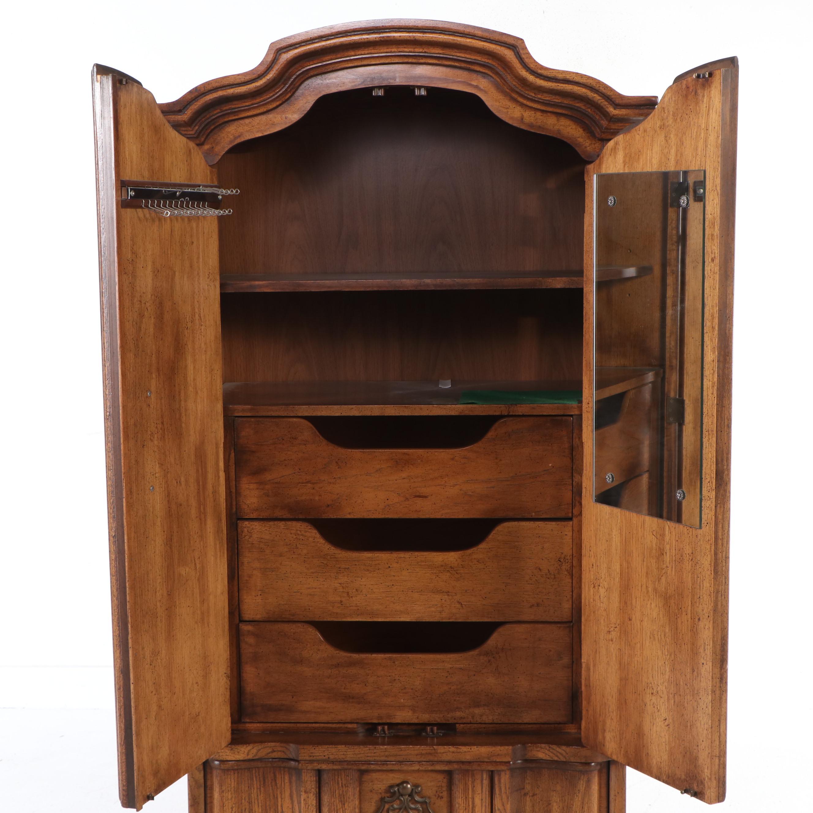 Burlington House Furniture French Provincial Style Armoire