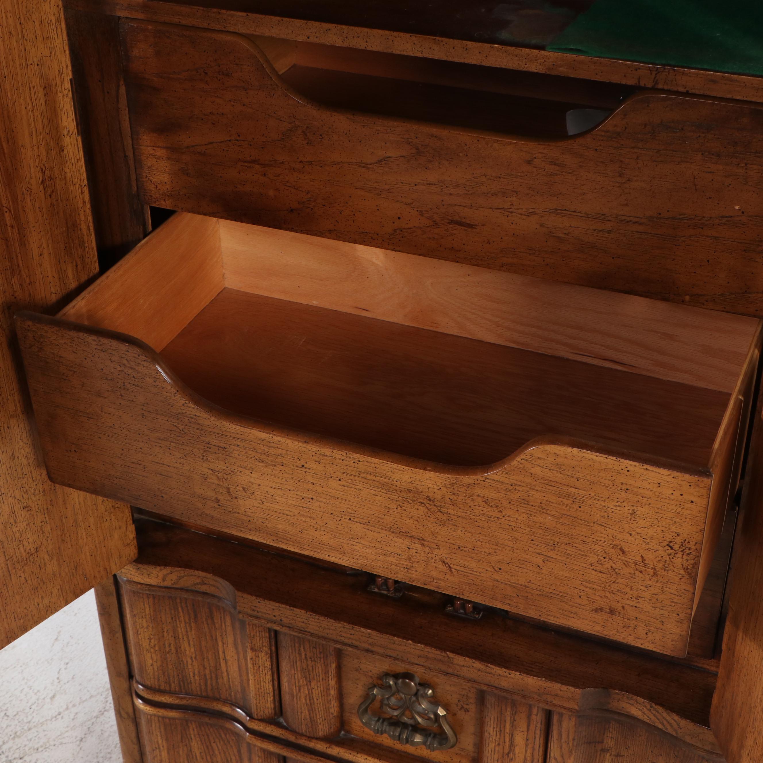 Burlington House Furniture French Provincial Style Armoire