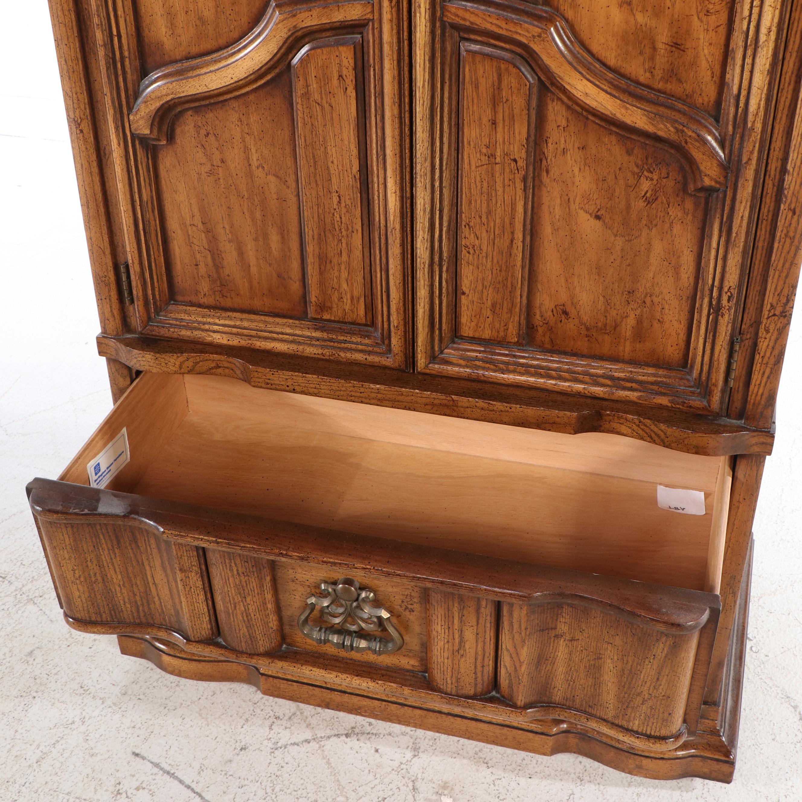 Burlington House Furniture French Provincial Style Armoire