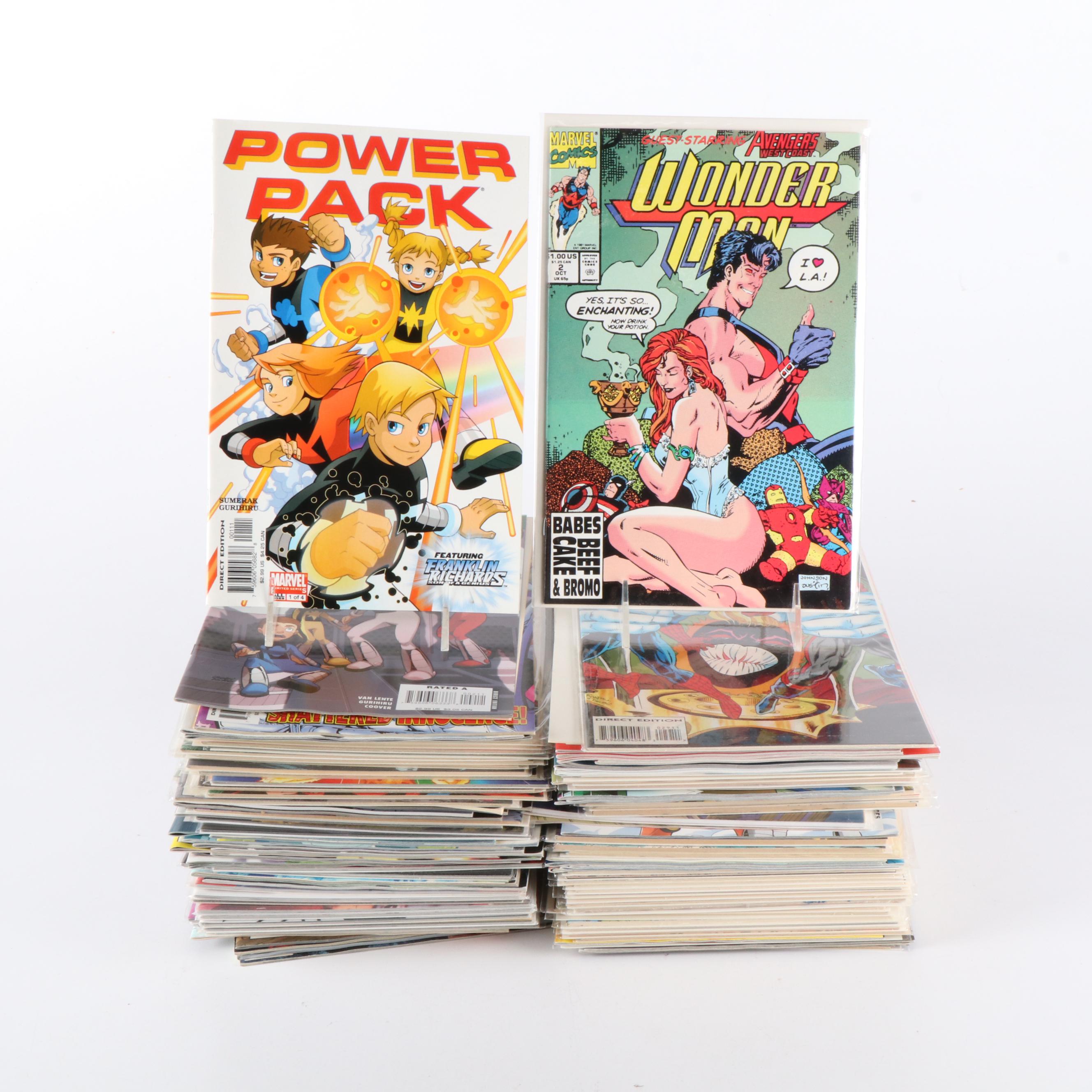 Modern Age Marvel "Wonder-Man", "Power Pack" and Over 100 Other Comics